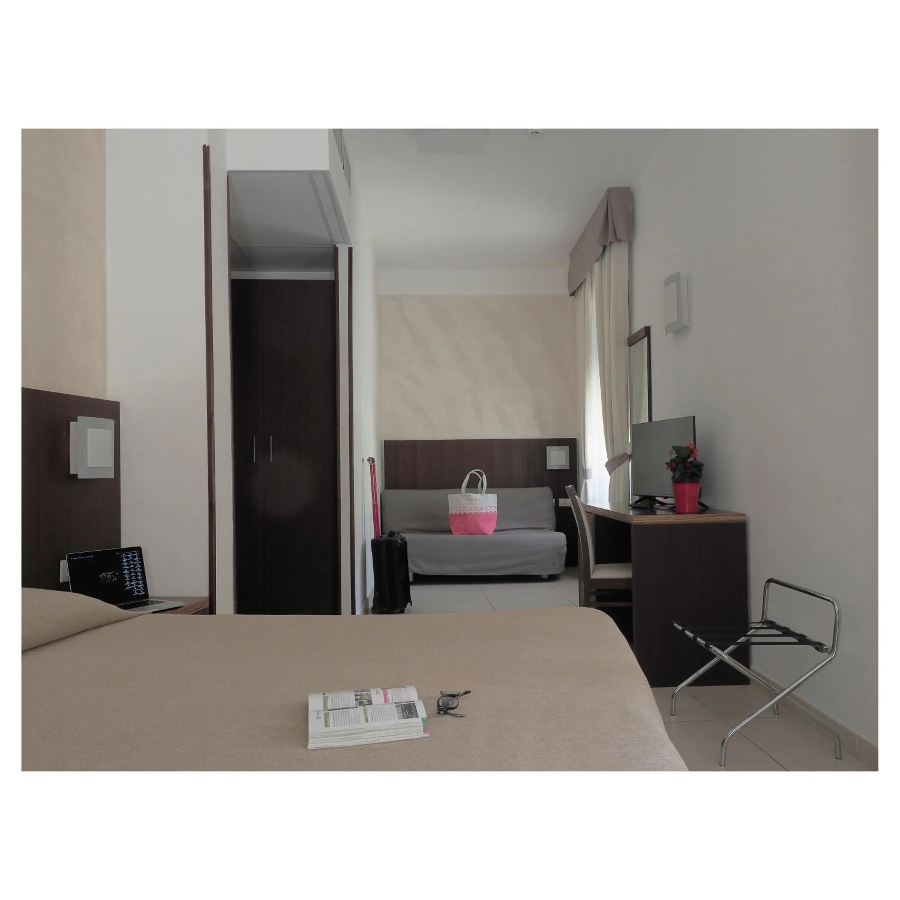 Bed in Hotel Margherita