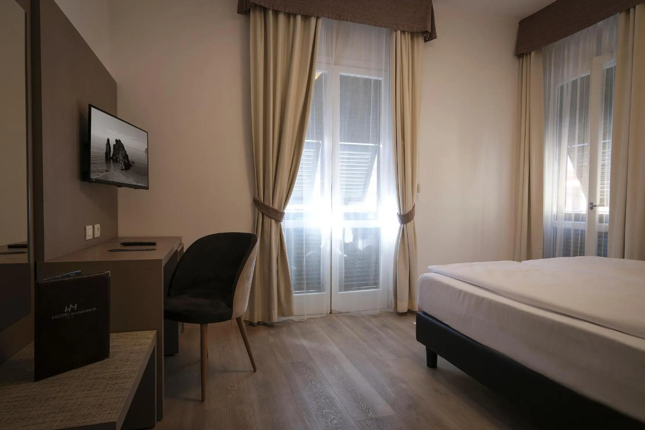 Bed in Hotel Margherita