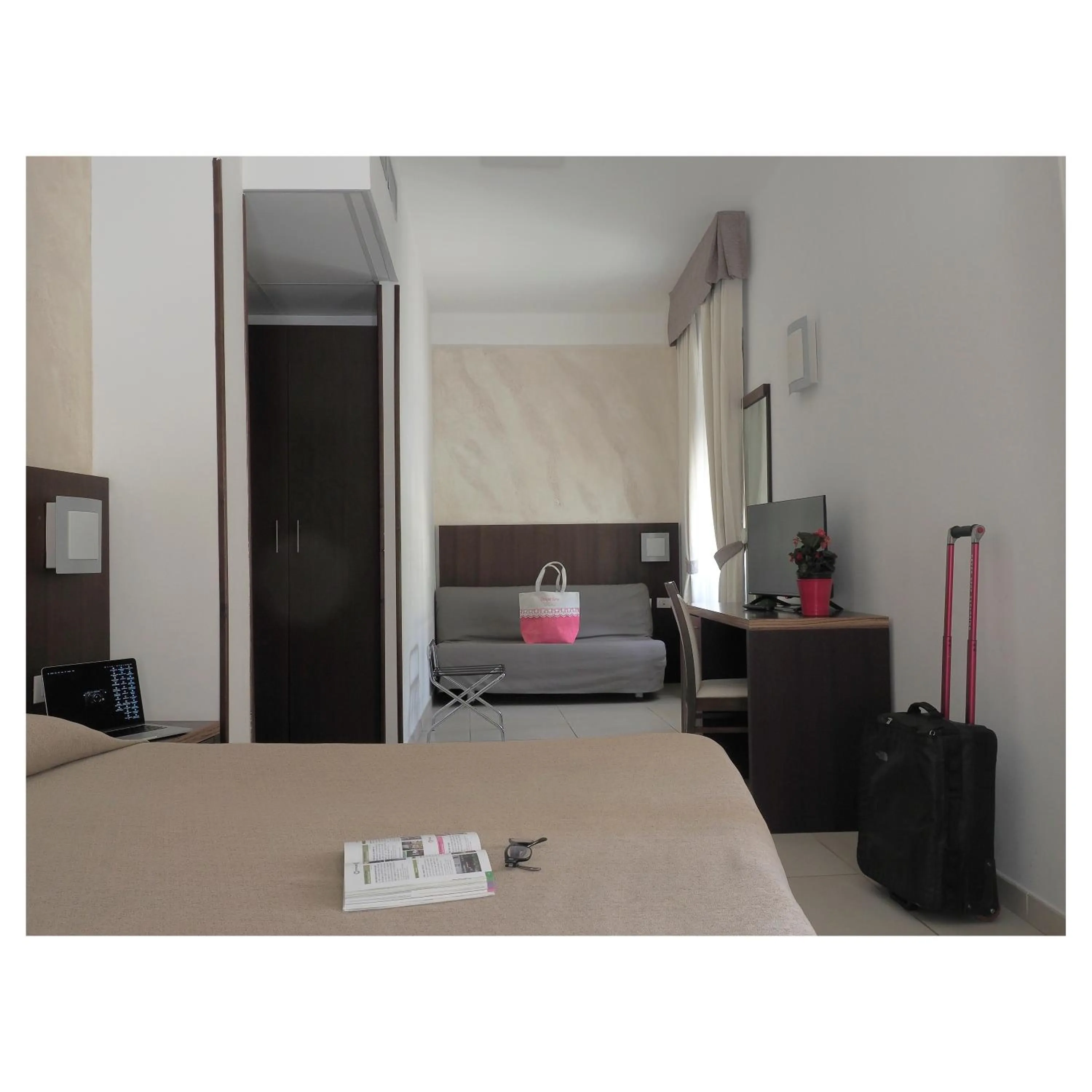 Bed in Hotel Margherita