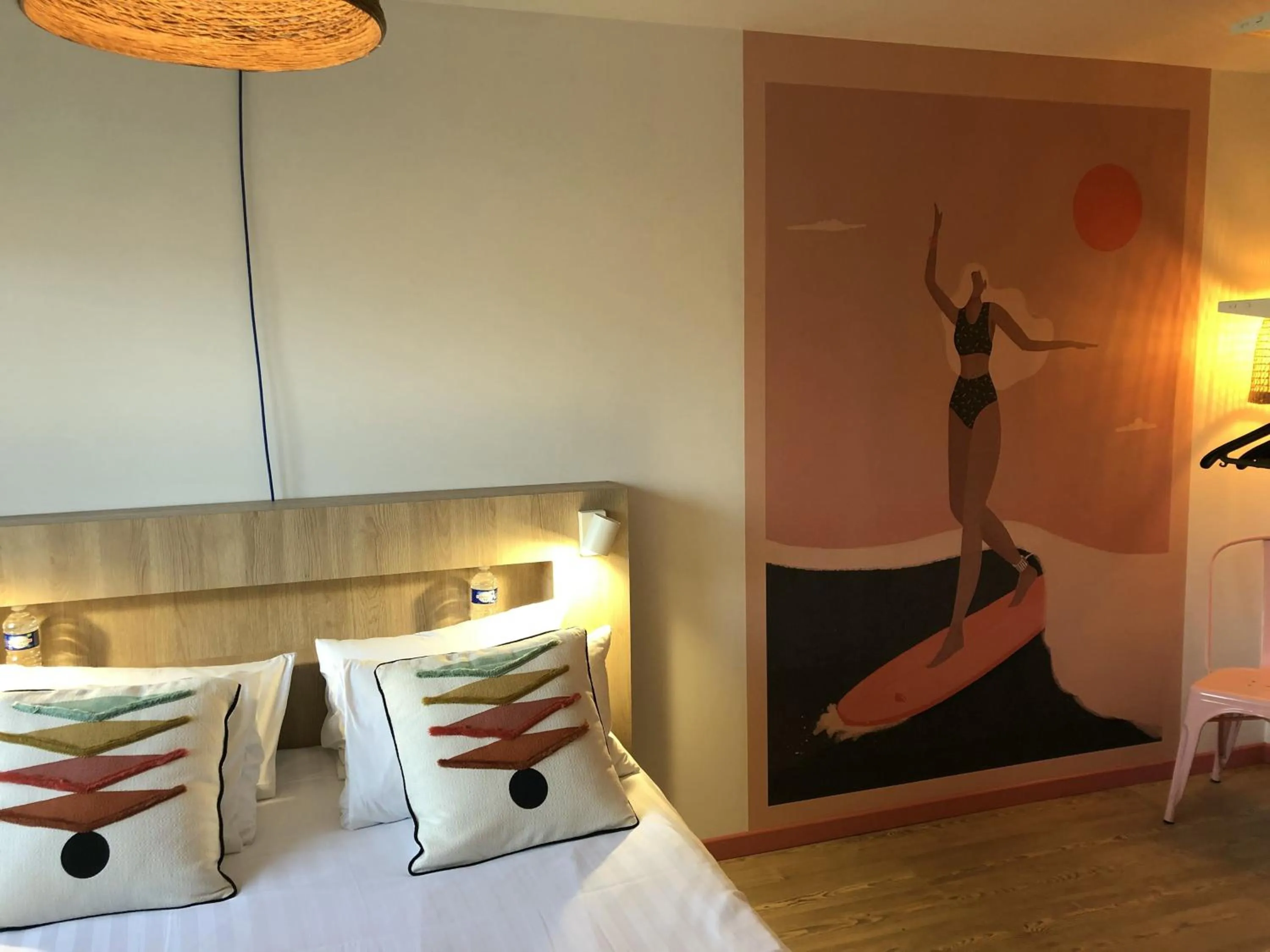 Bed in Hôtel Heod - Binic - Saint-Quay-Portrieux