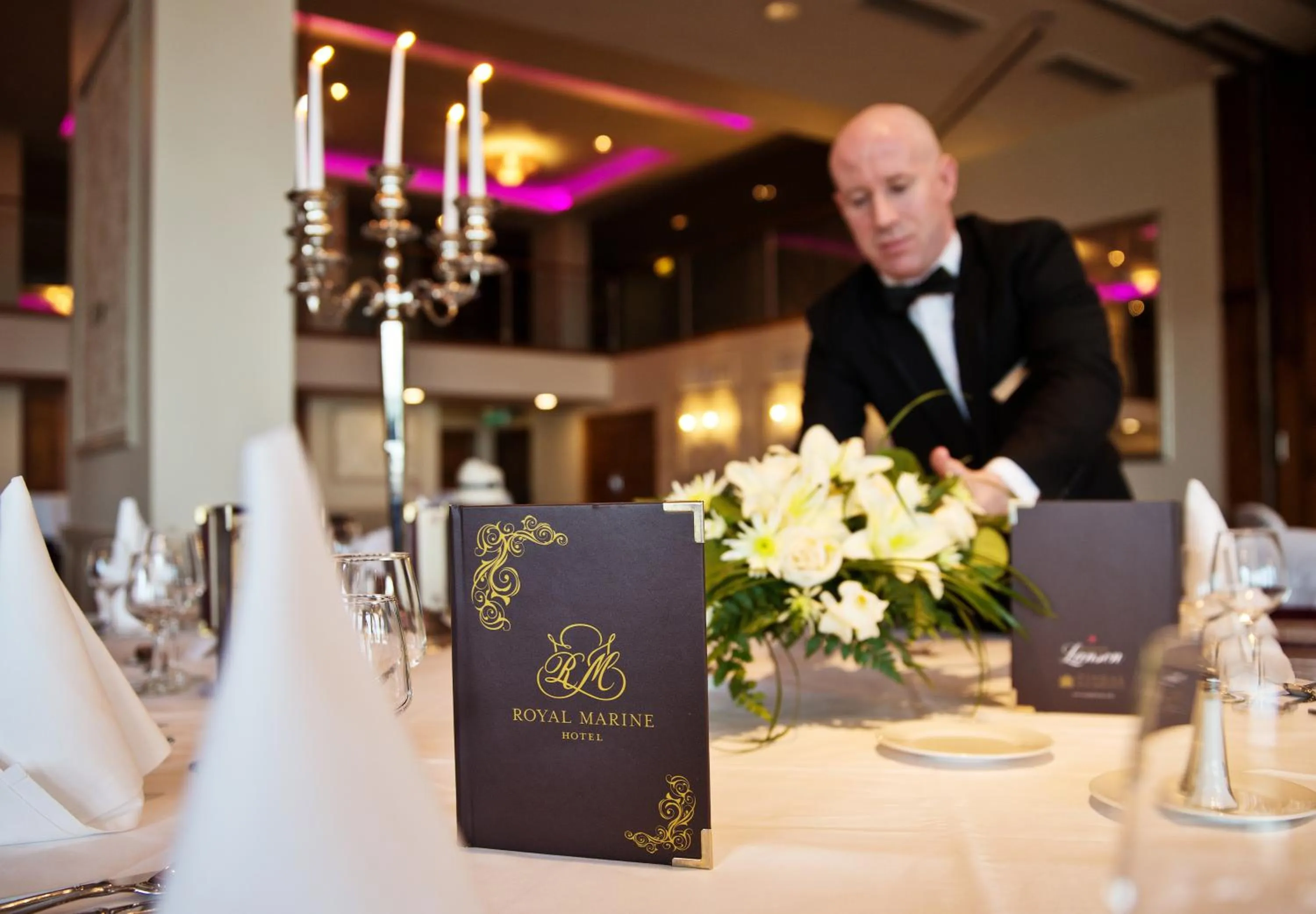 Staff in Royal Marine Hotel