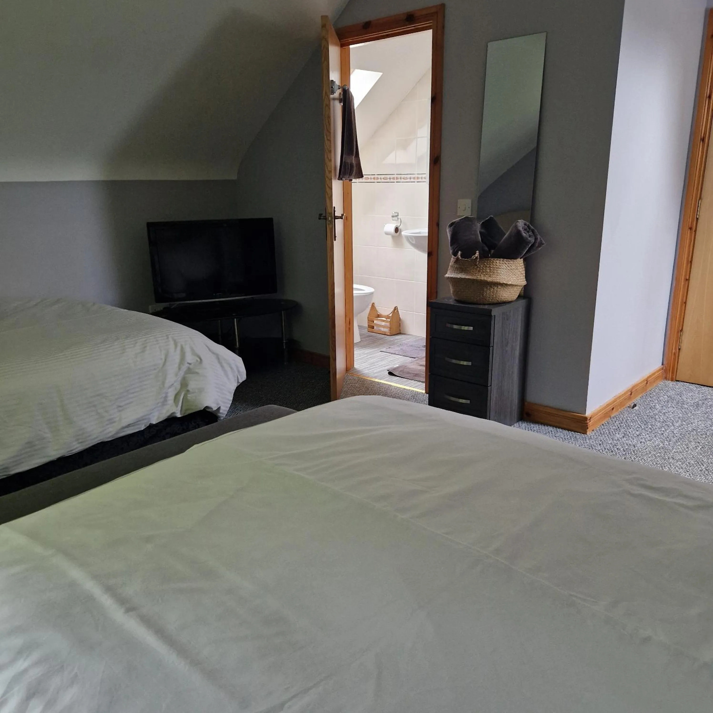 Bed in The Tree-house B&B