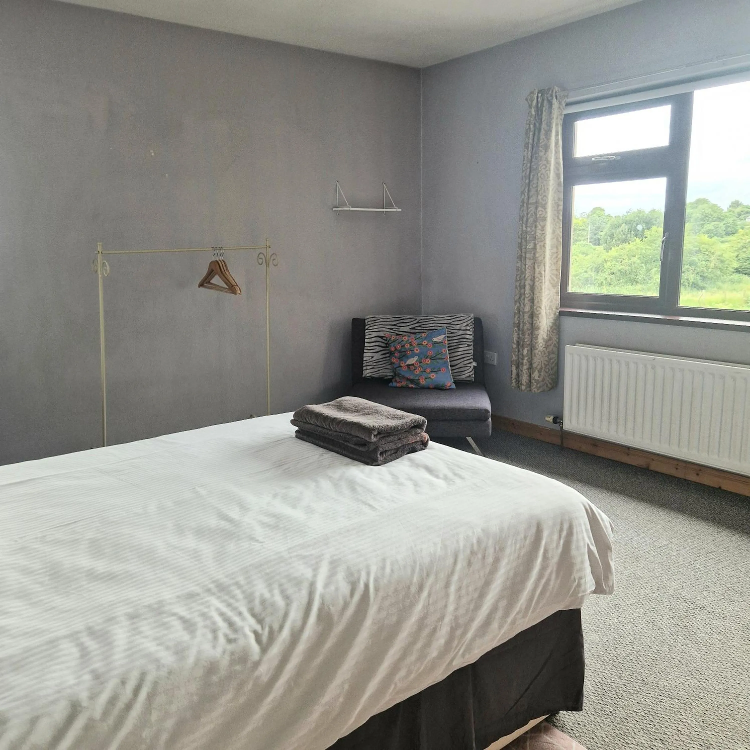 Bed in The Tree-house B&B