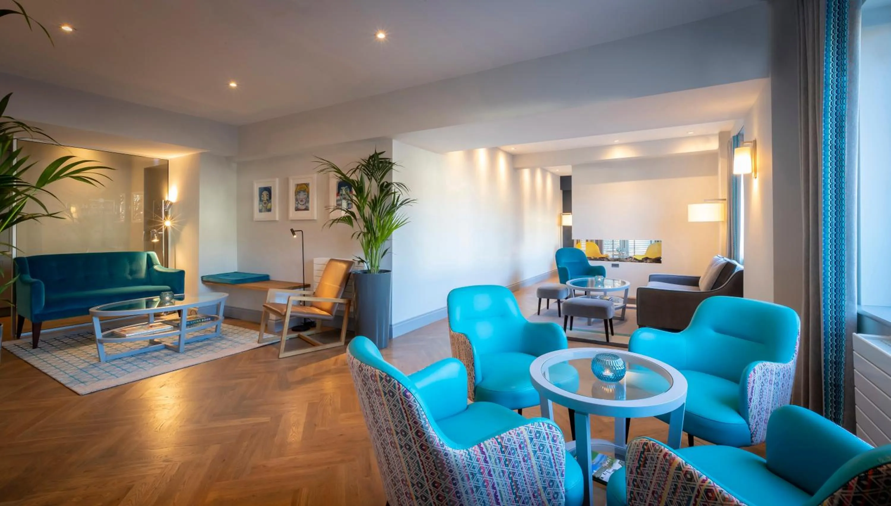 Communal lounge/ TV room in Lancaster Lodge