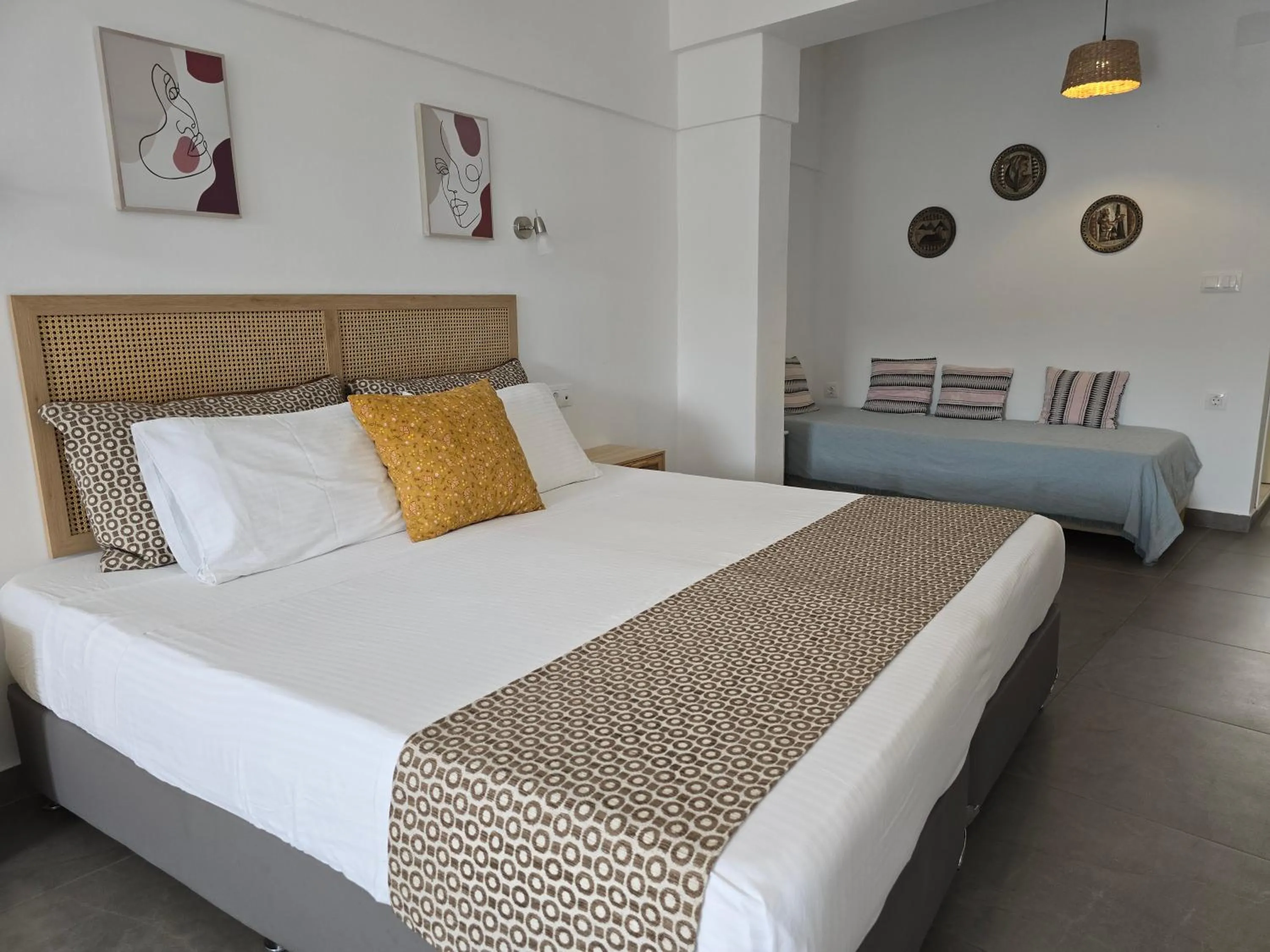 Bed in Levantes Hotel