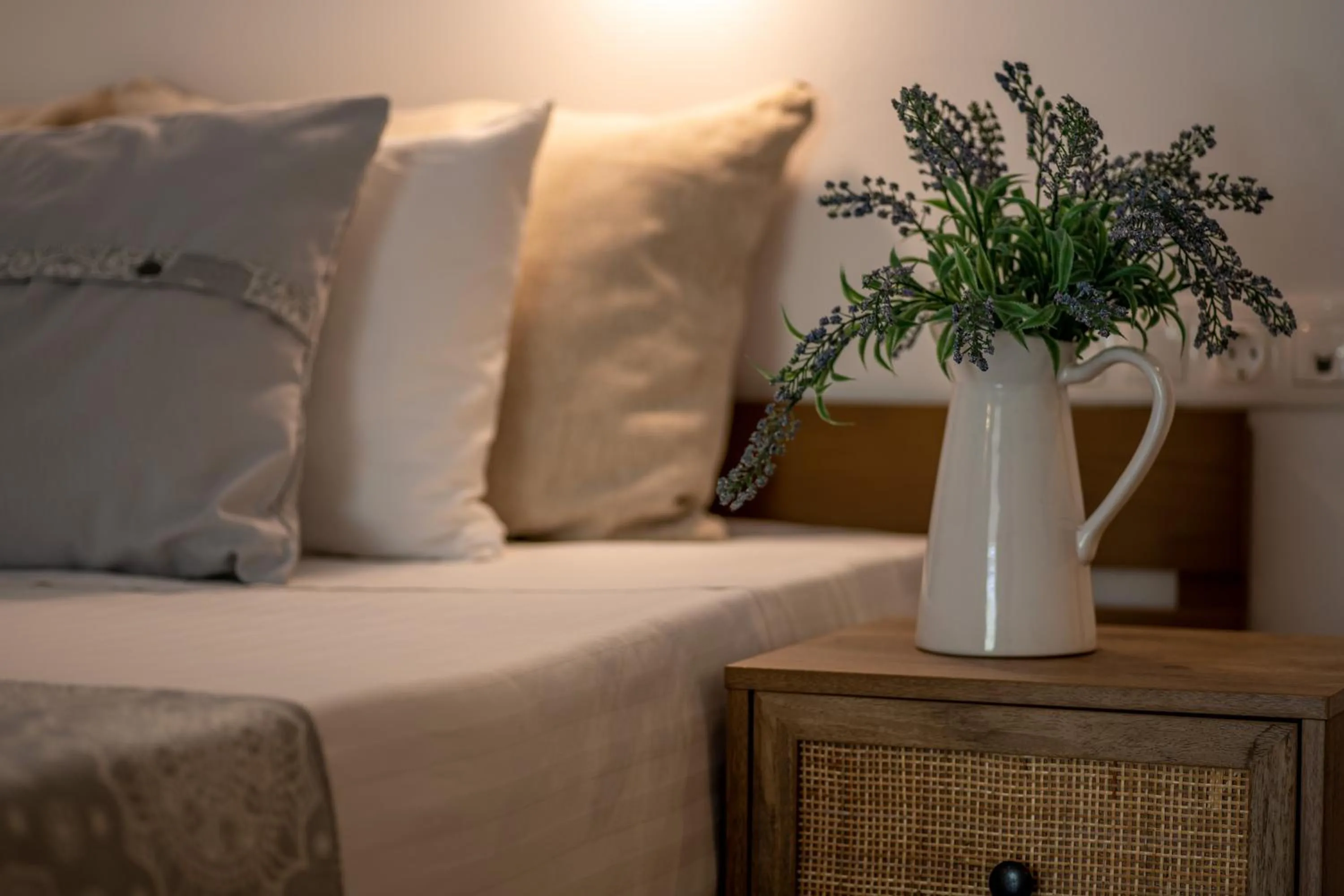 Bed in Levantes Hotel