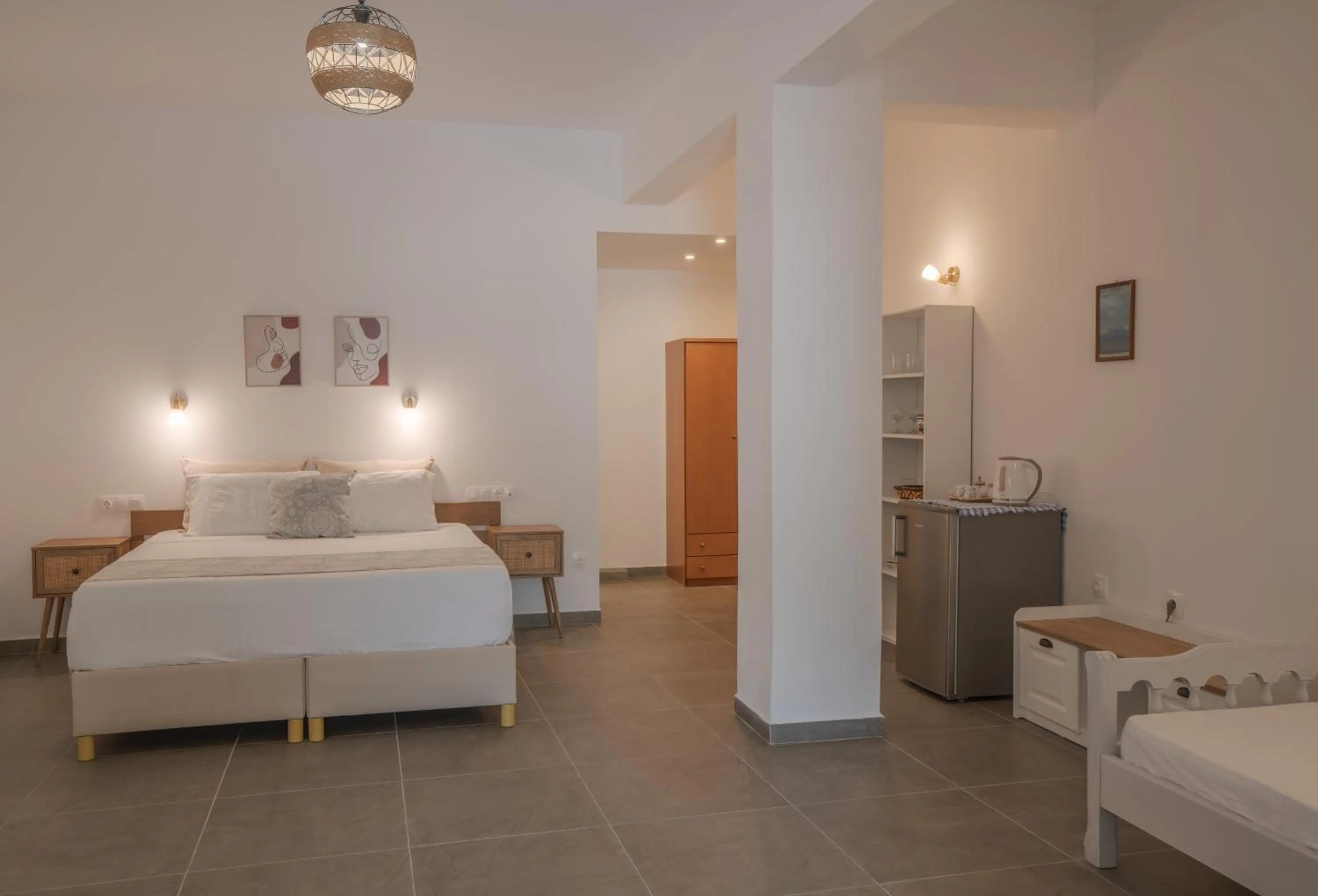 Bed in Levantes Hotel
