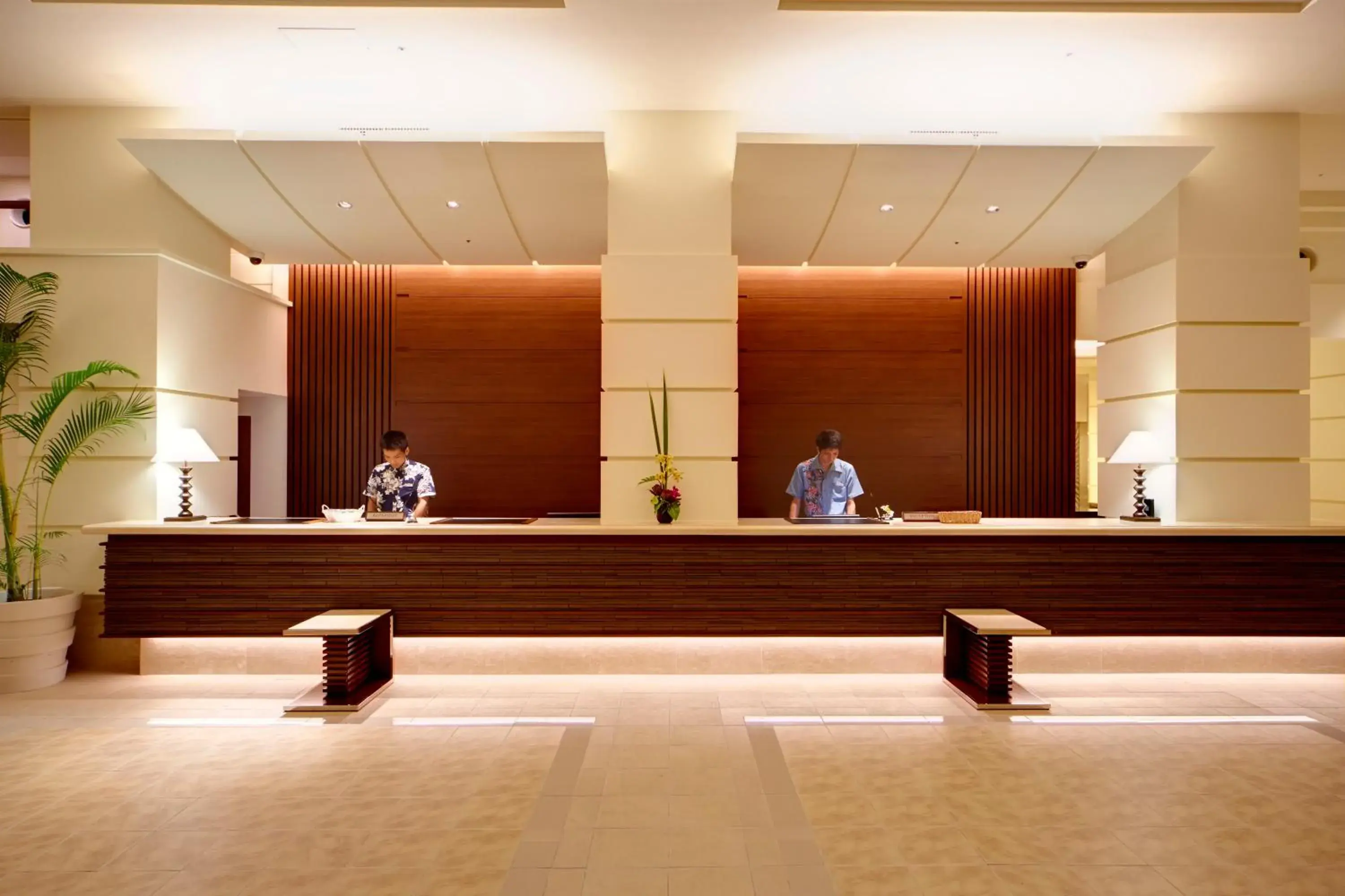Lobby or reception in Hotel Mahaina Wellness Resorts Okinawa Lobby or reception in Hotel Mahaina Wellness Resorts Okinawa