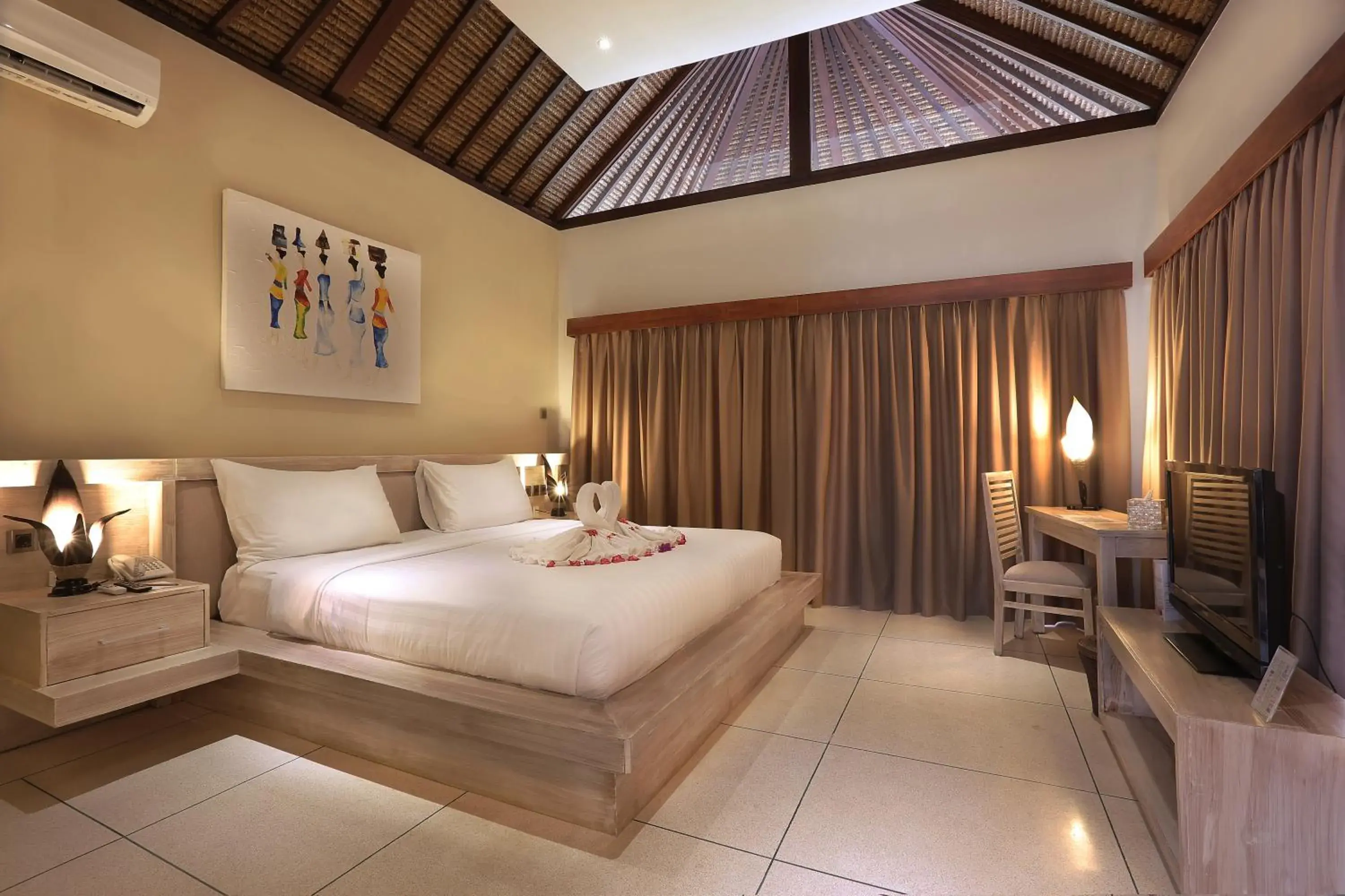 Bedroom, Bed in Living Asia Resort and Spa