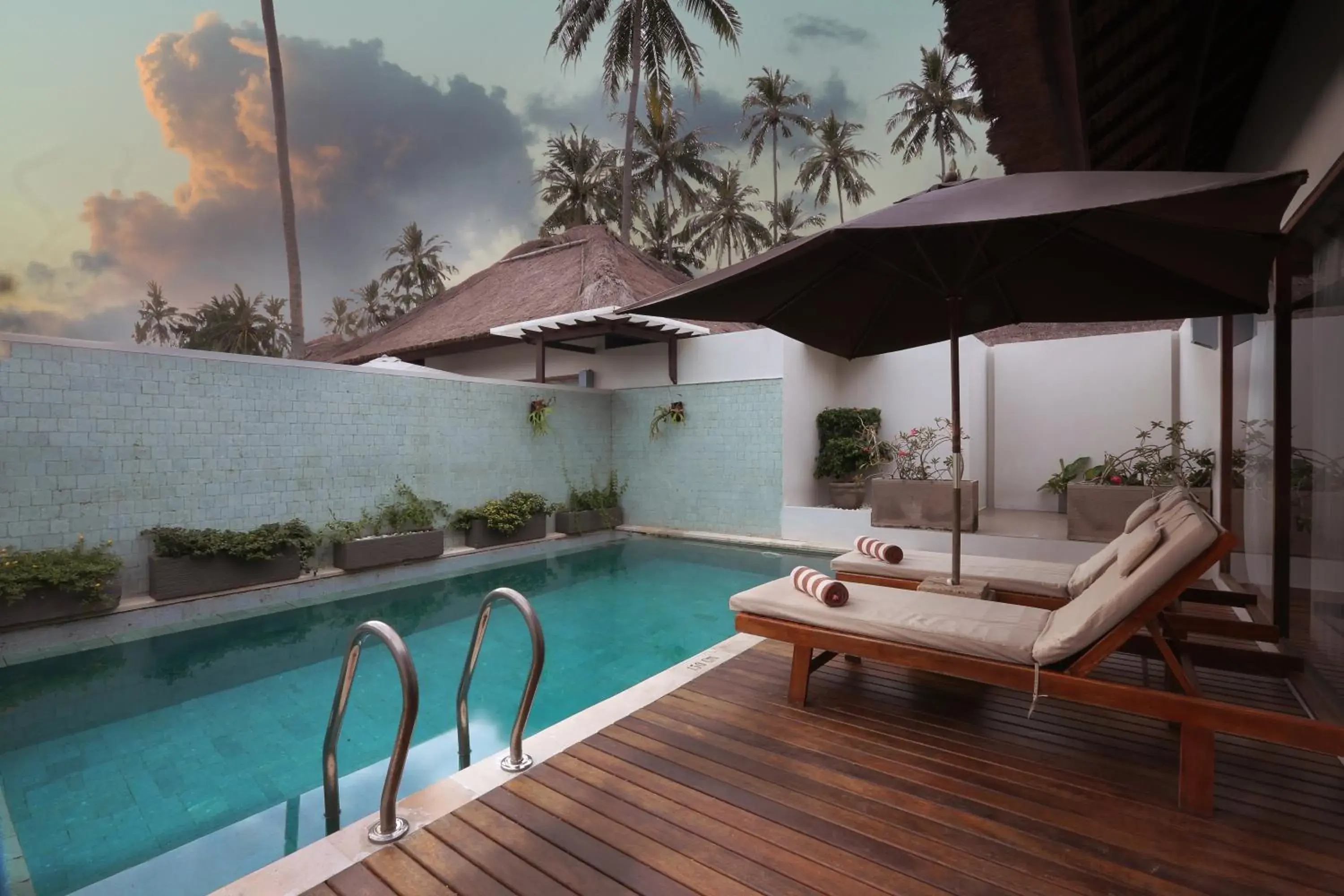 Balcony/Terrace, Swimming Pool in Living Asia Resort and Spa