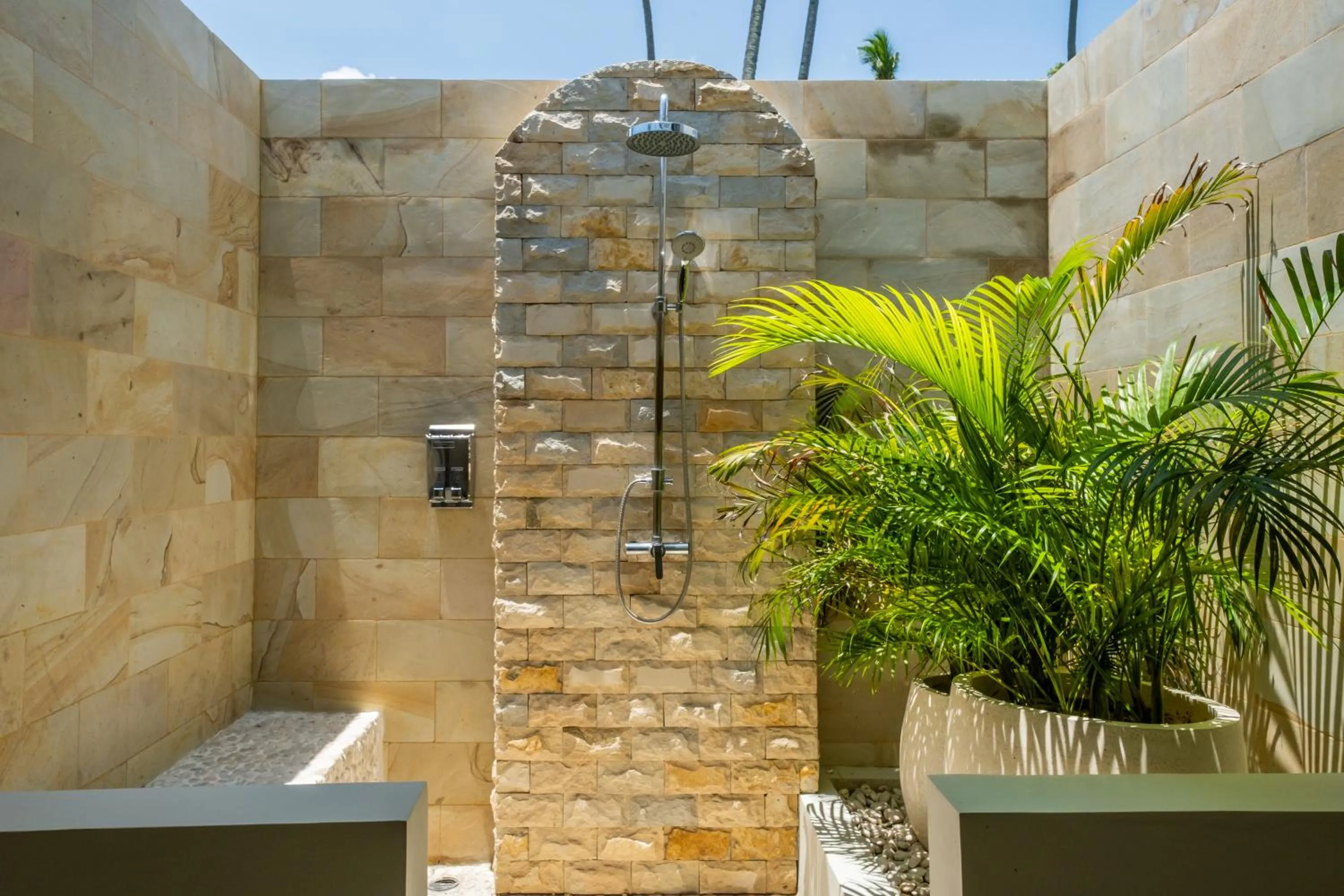 Shower in Living Asia Resort and Spa