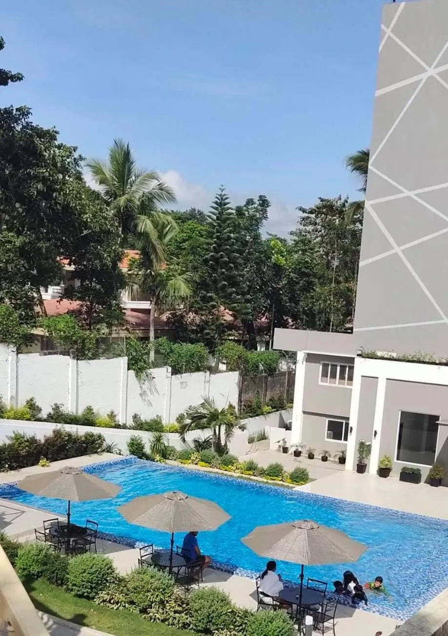 Pool view in Viewpark Hotel Tagaytay