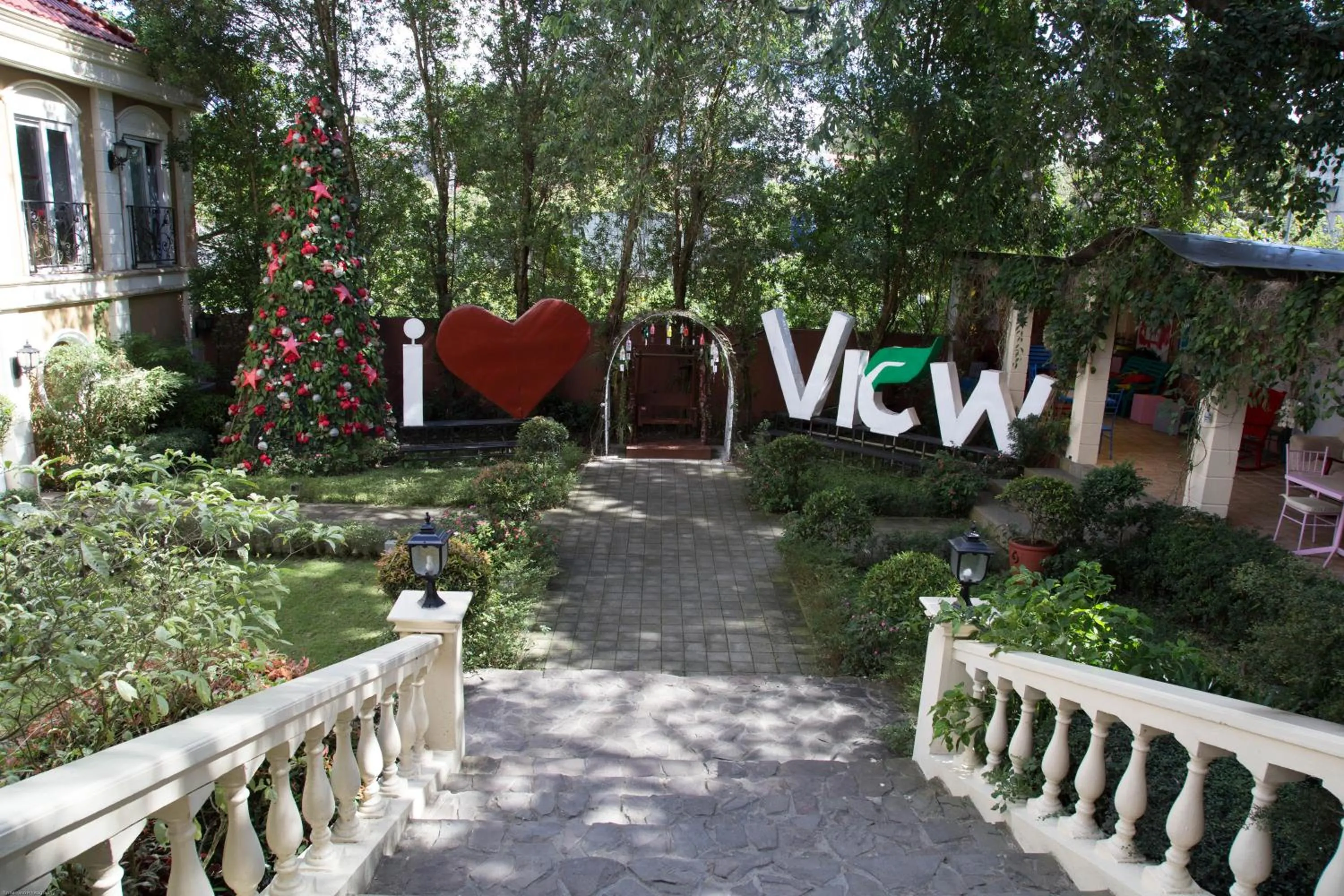 Garden view in Viewpark Hotel Tagaytay