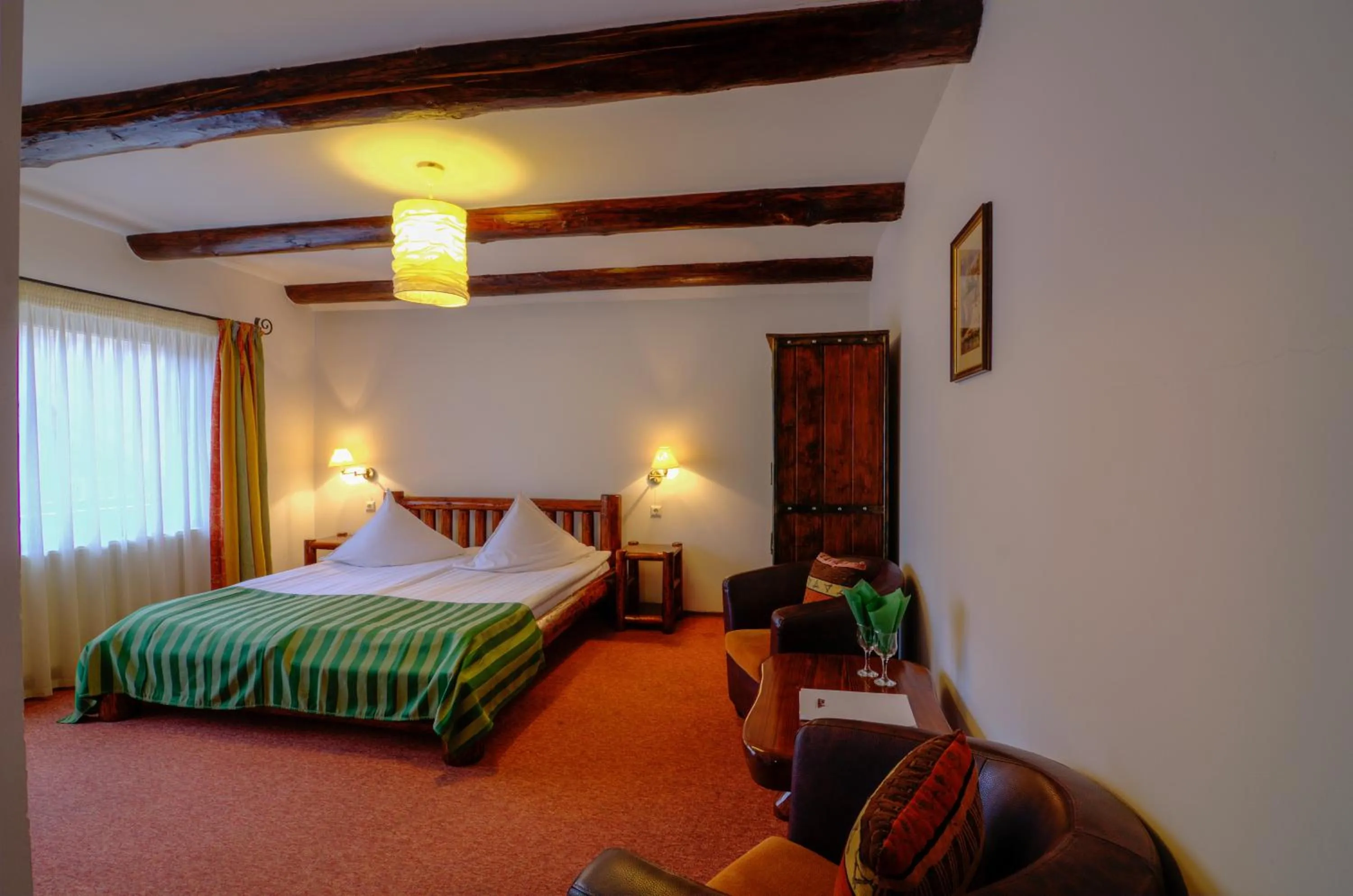 Decorative detail, Bed in Resort Cheile Gradistei Moieciu