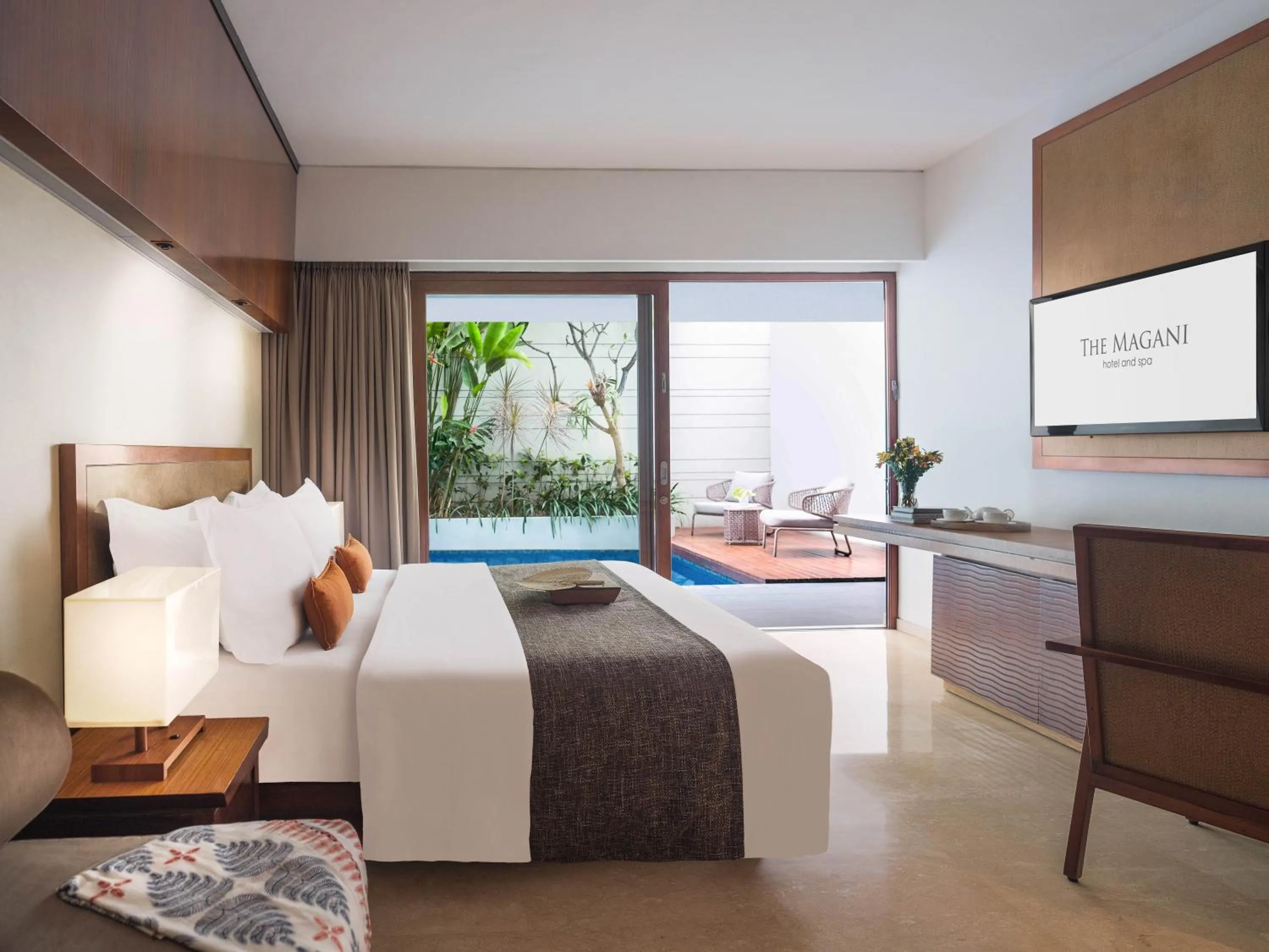 Bedroom, Bed in The Magani Hotel and Spa