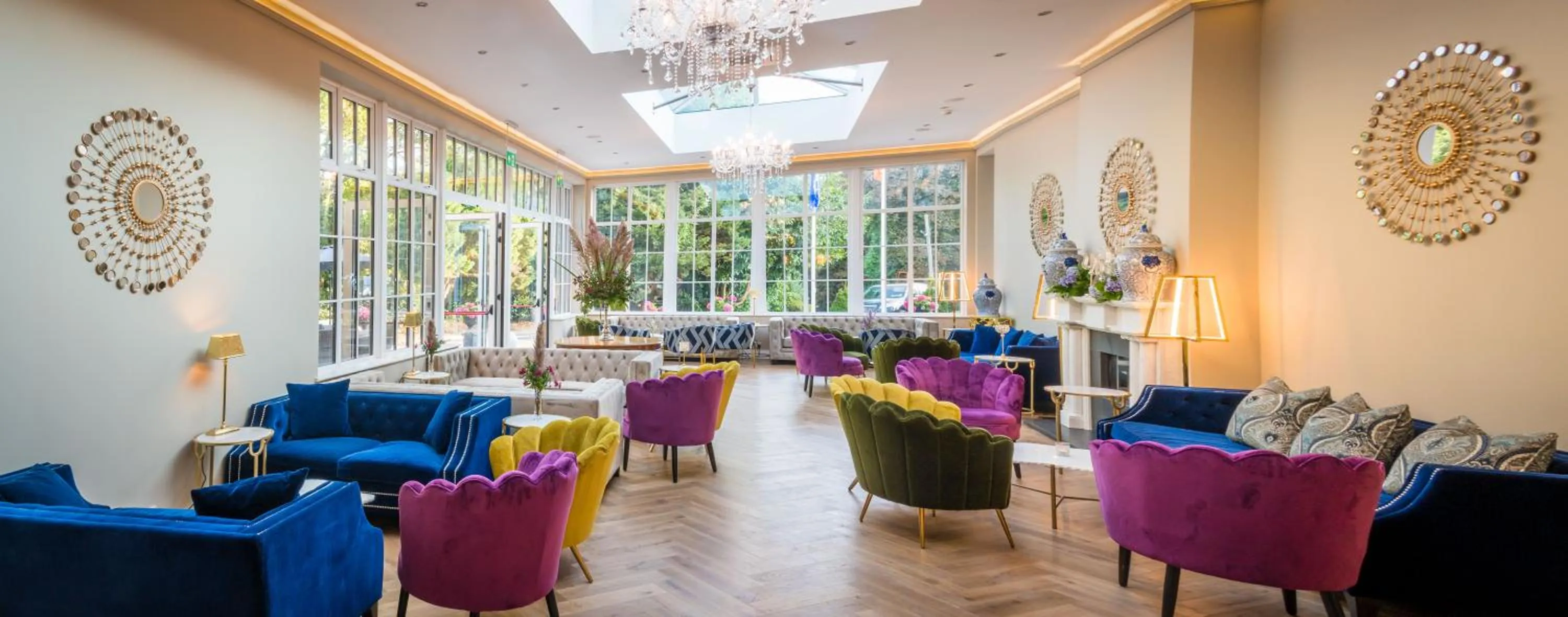 Seating area in Cork's Vienna Woods Hotel & Villas