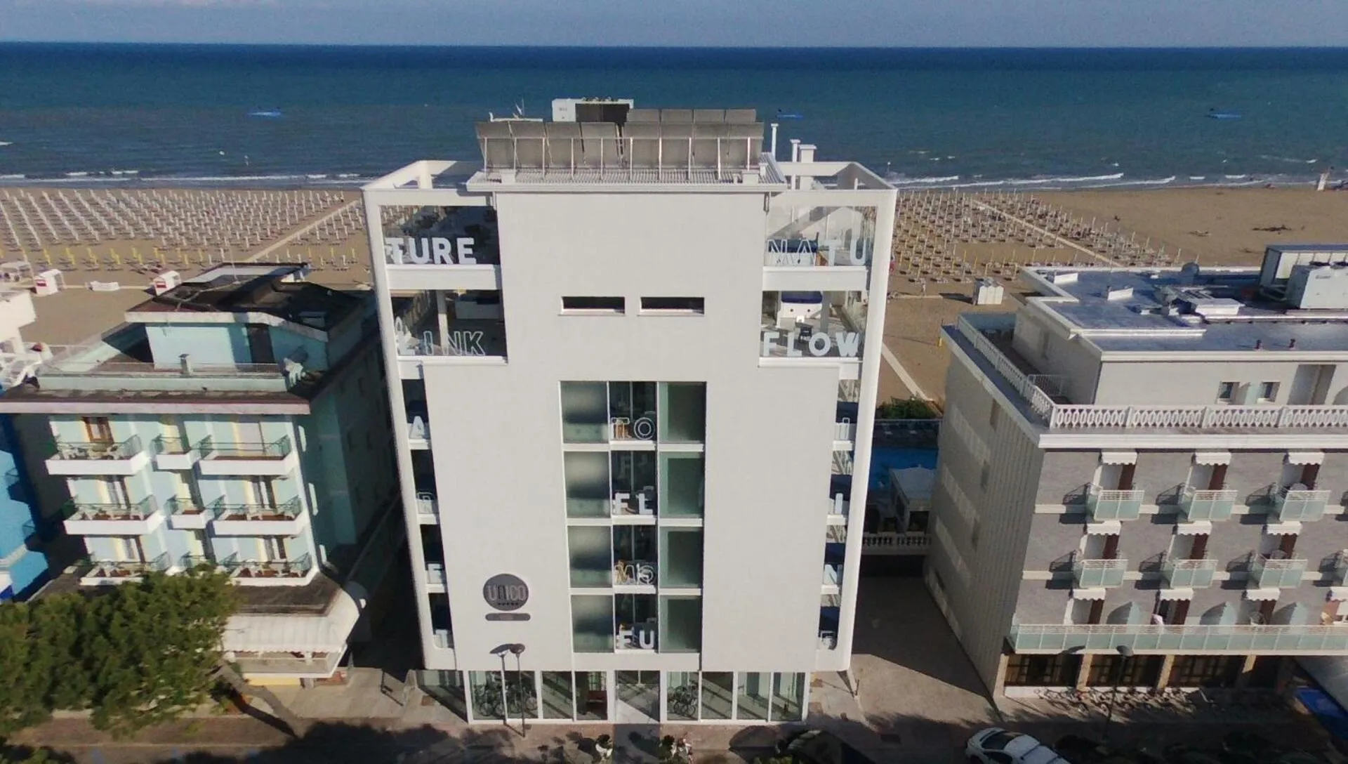 Facade/entrance in Unico Hotel Caorle