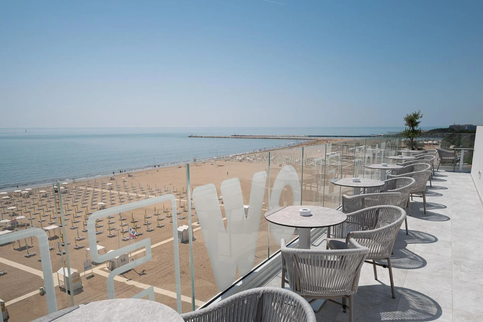 City view in Unico Hotel Caorle