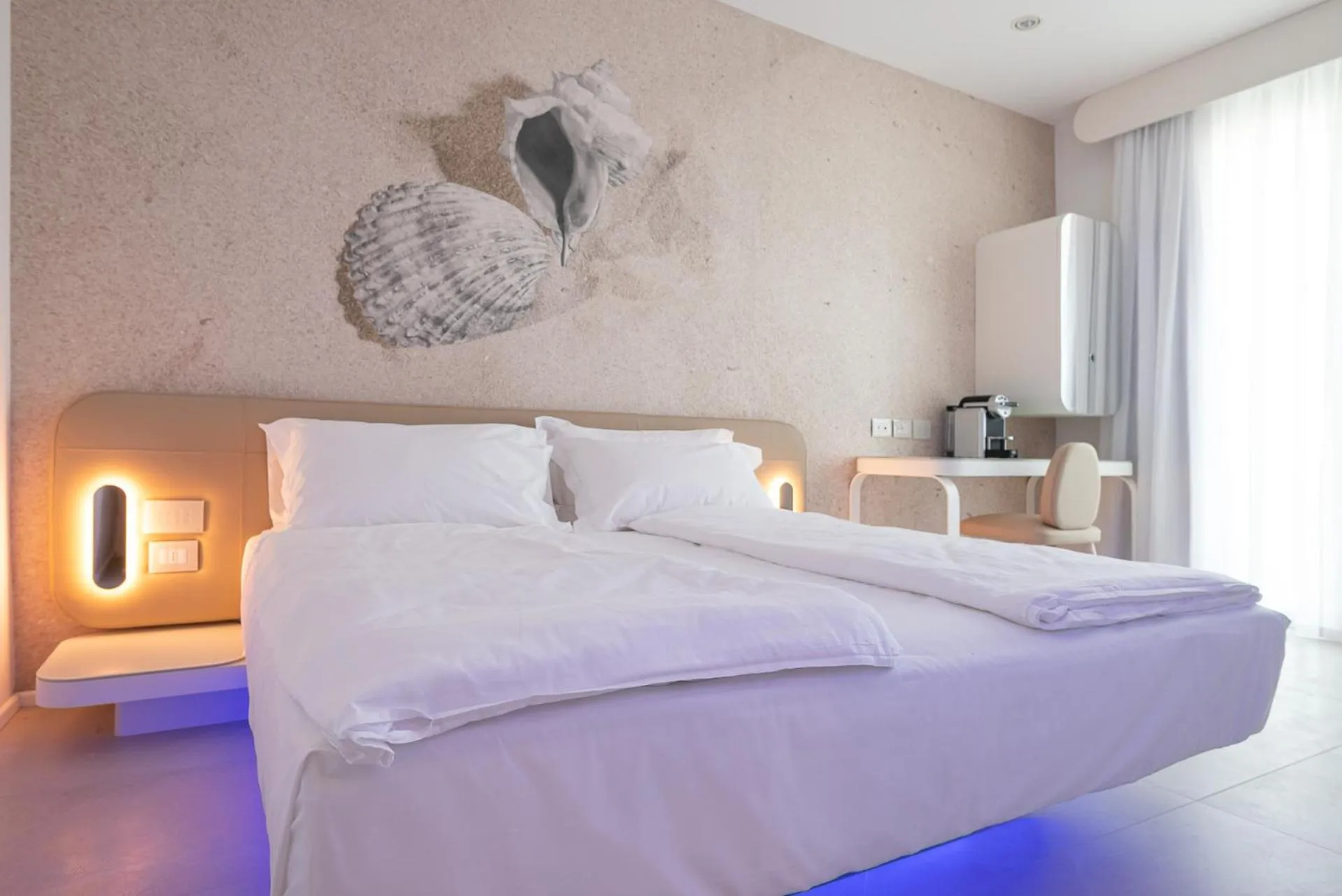 Bed in Unico Hotel Caorle