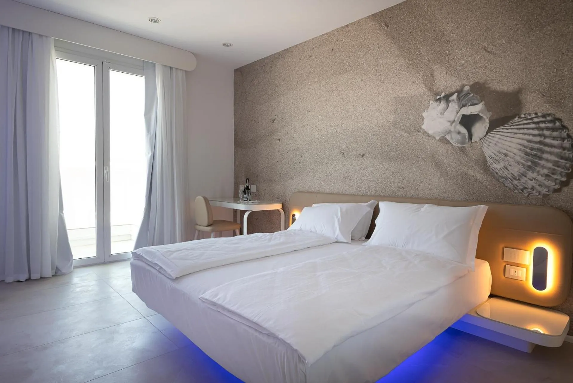 Bed in Unico Hotel Caorle