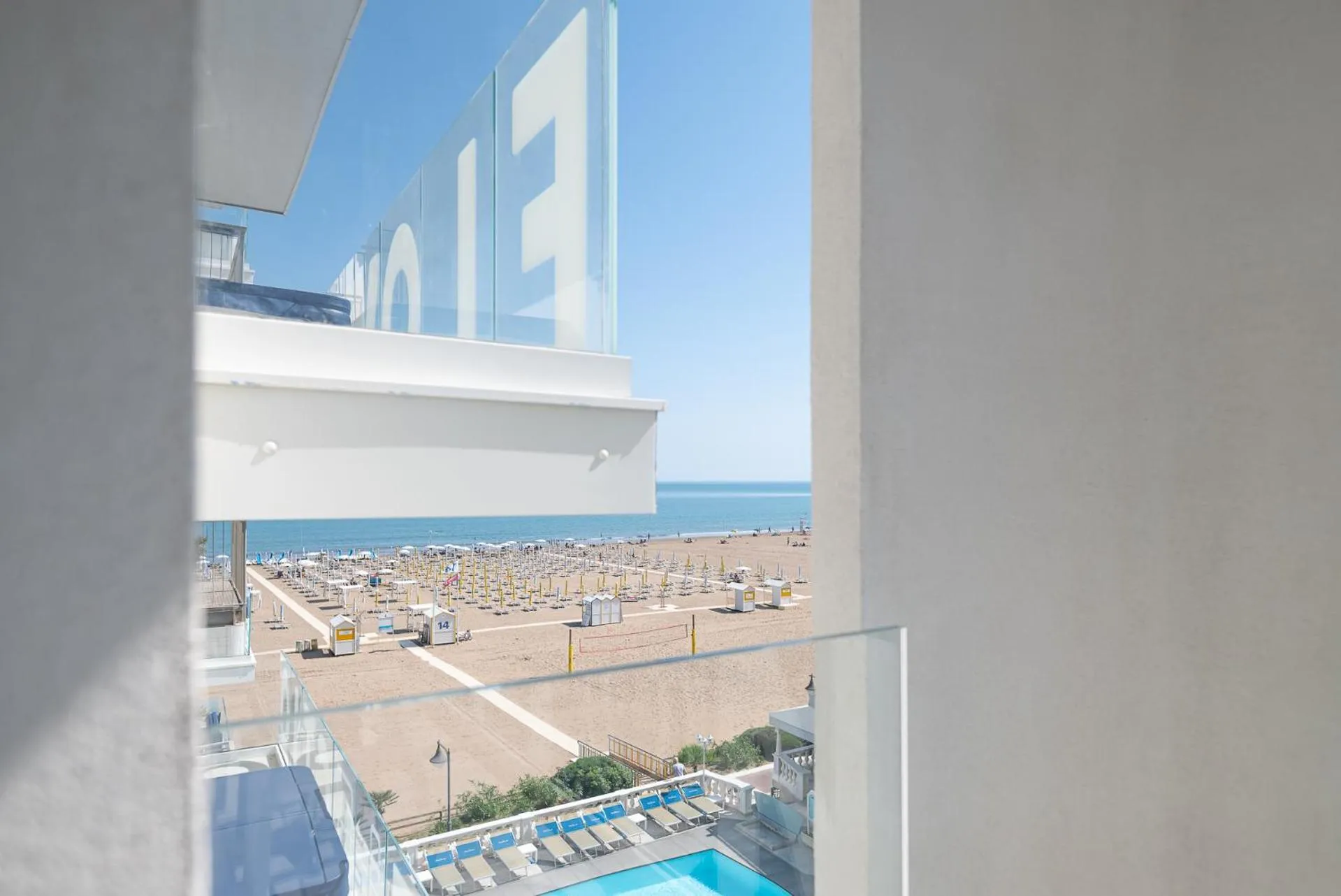 View (from property/room) in Unico Hotel Caorle