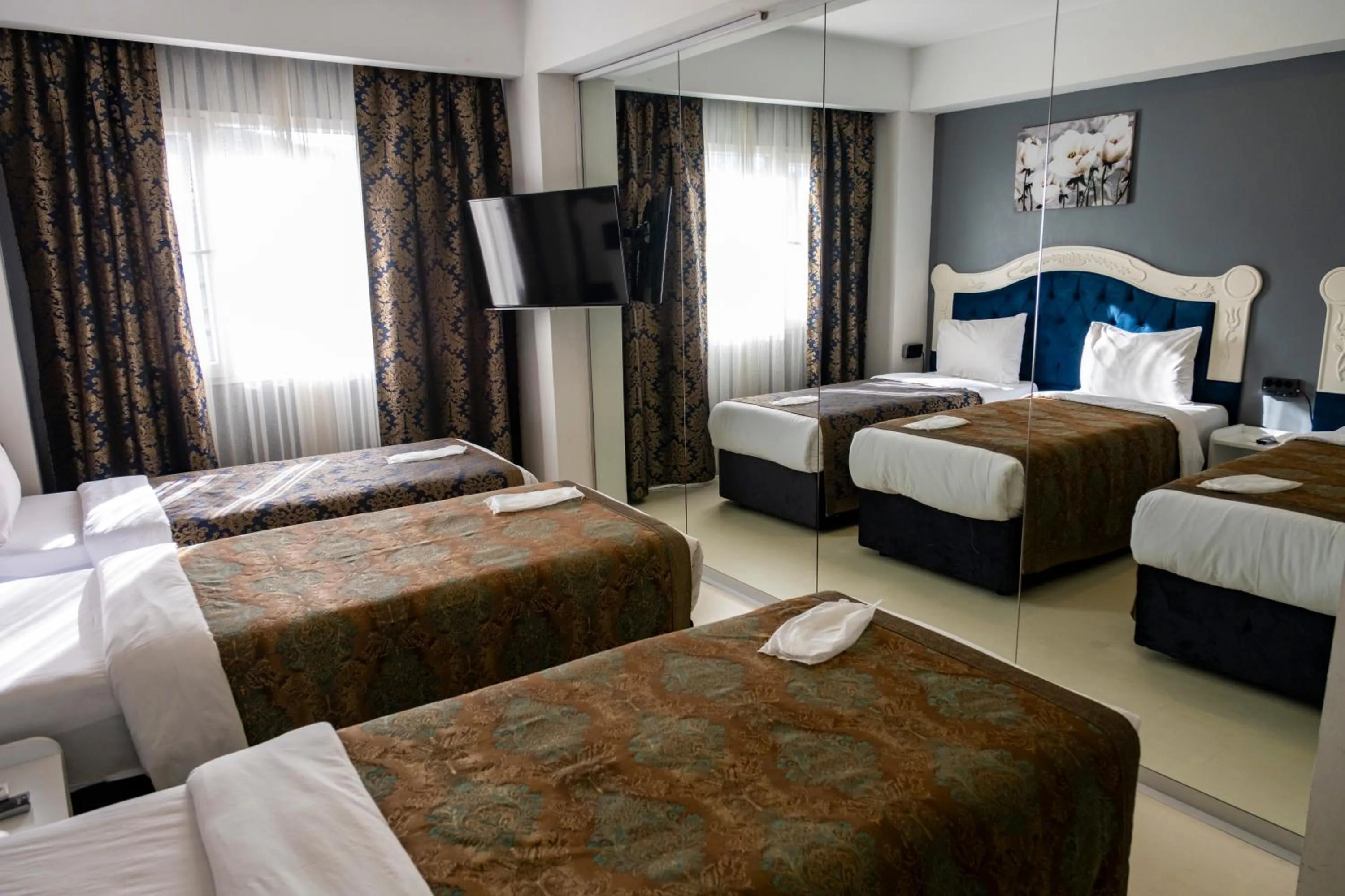 Bed in Albatros Hagia Sophia Hotel