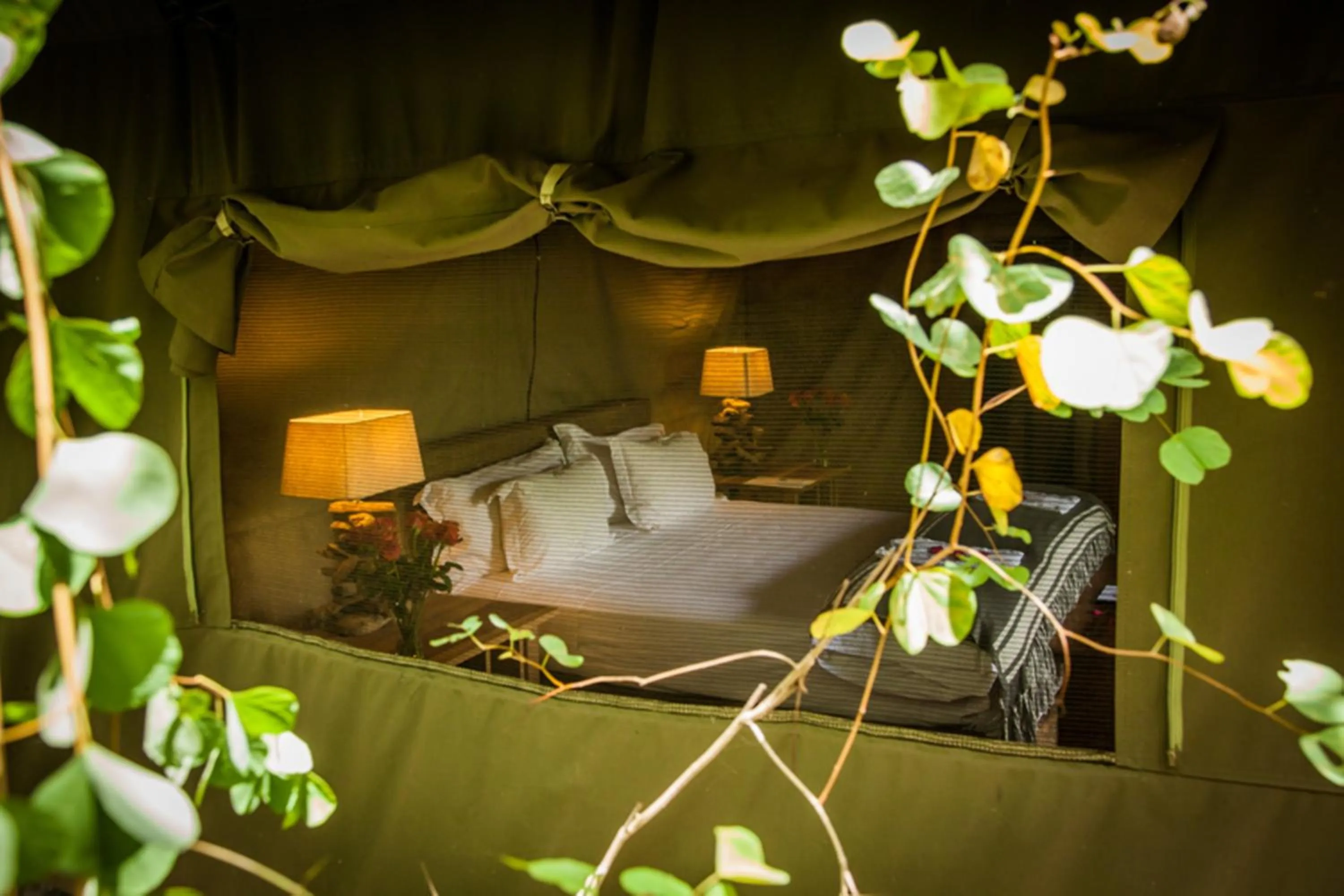 Bed in Summerfields Rose Retreat and Spa