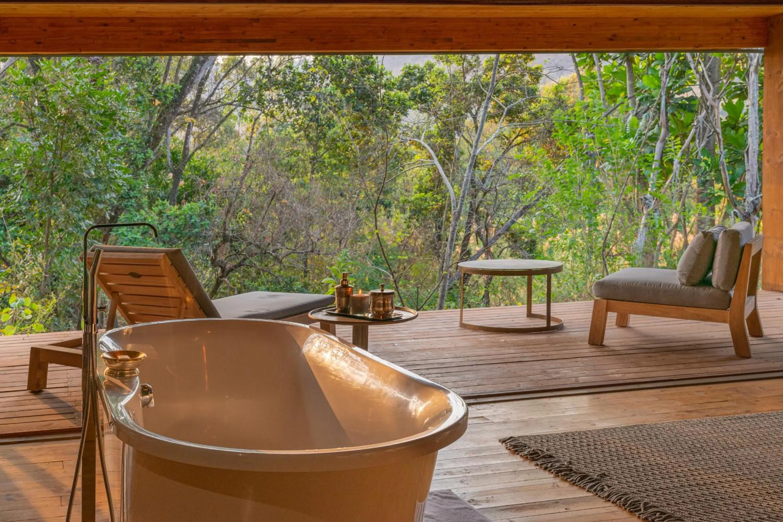 Garden view in Summerfields Rose Retreat and Spa