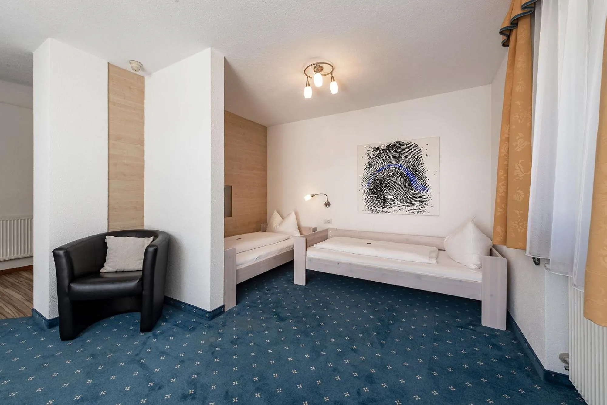 Bed in Hotel Wiedenhofer