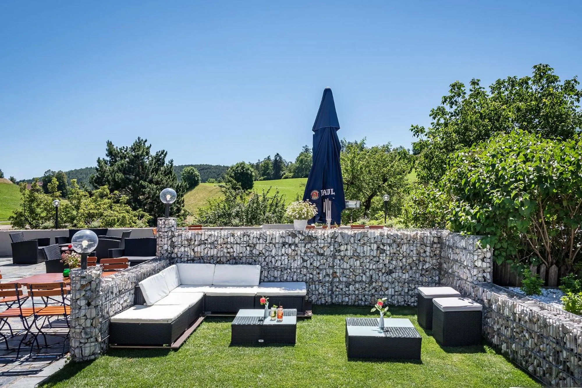 Garden view in Hotel Wiedenhofer