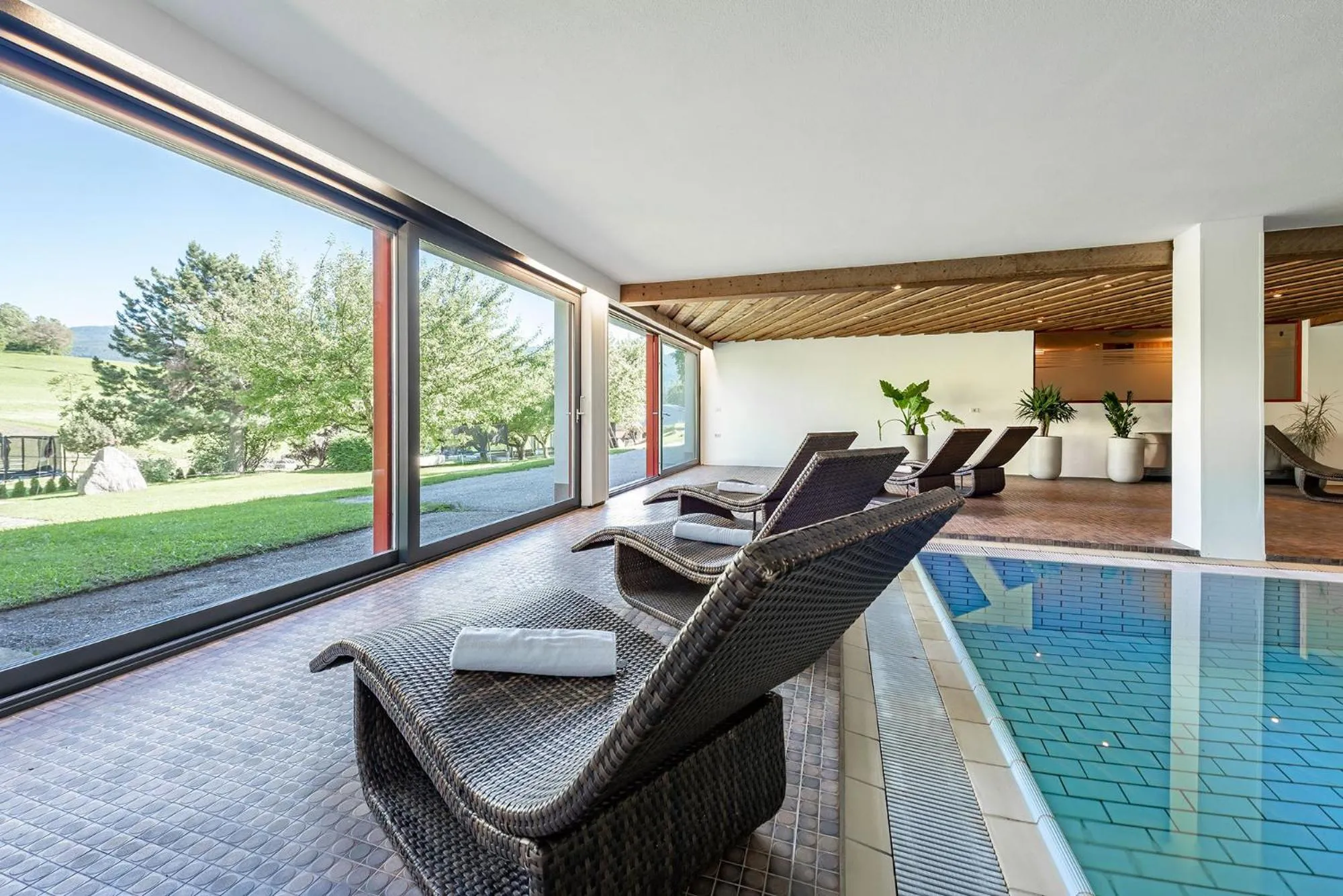 Pool view in Hotel Wiedenhofer