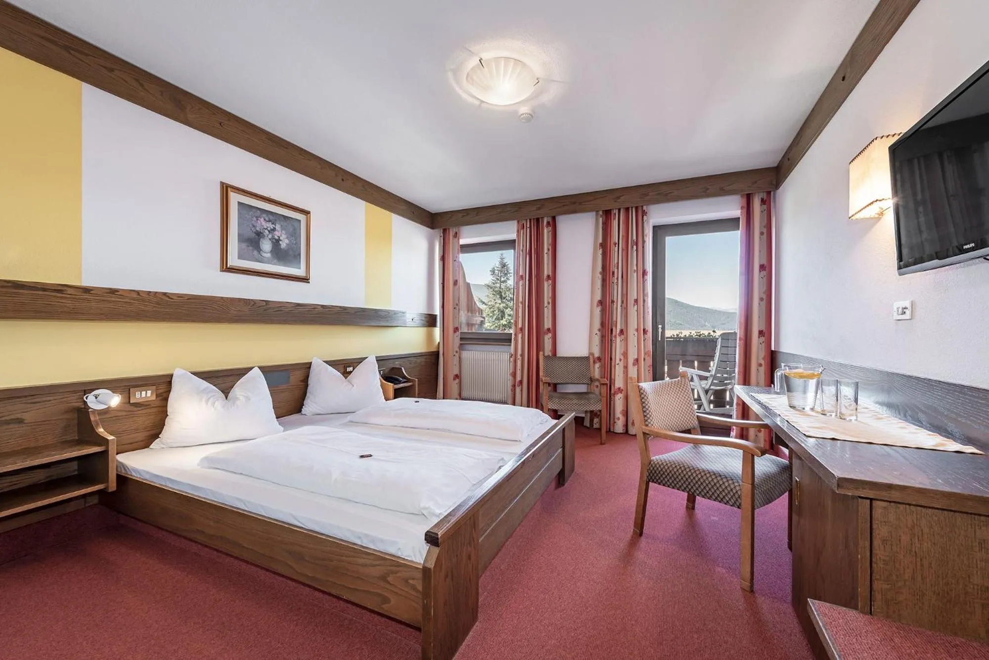 Bed in Hotel Wiedenhofer