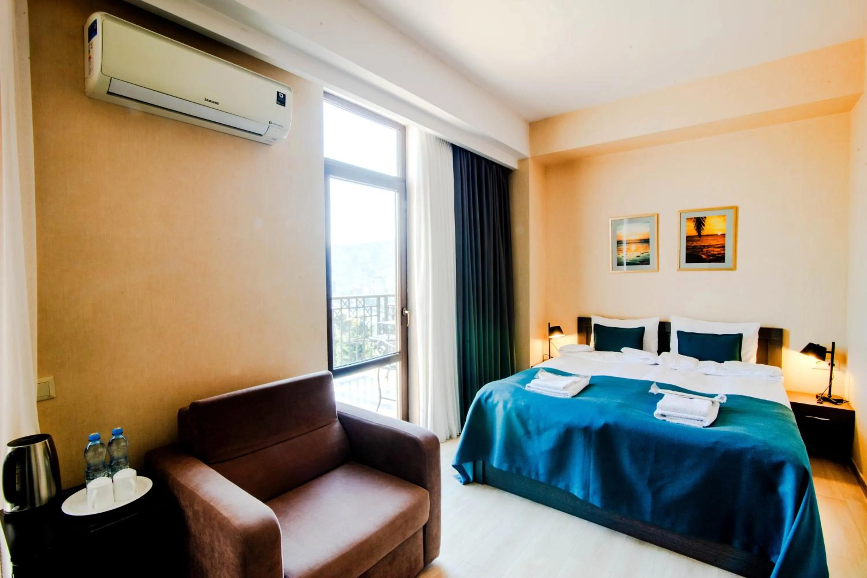 Bed in Hotel Avlabari Terrace