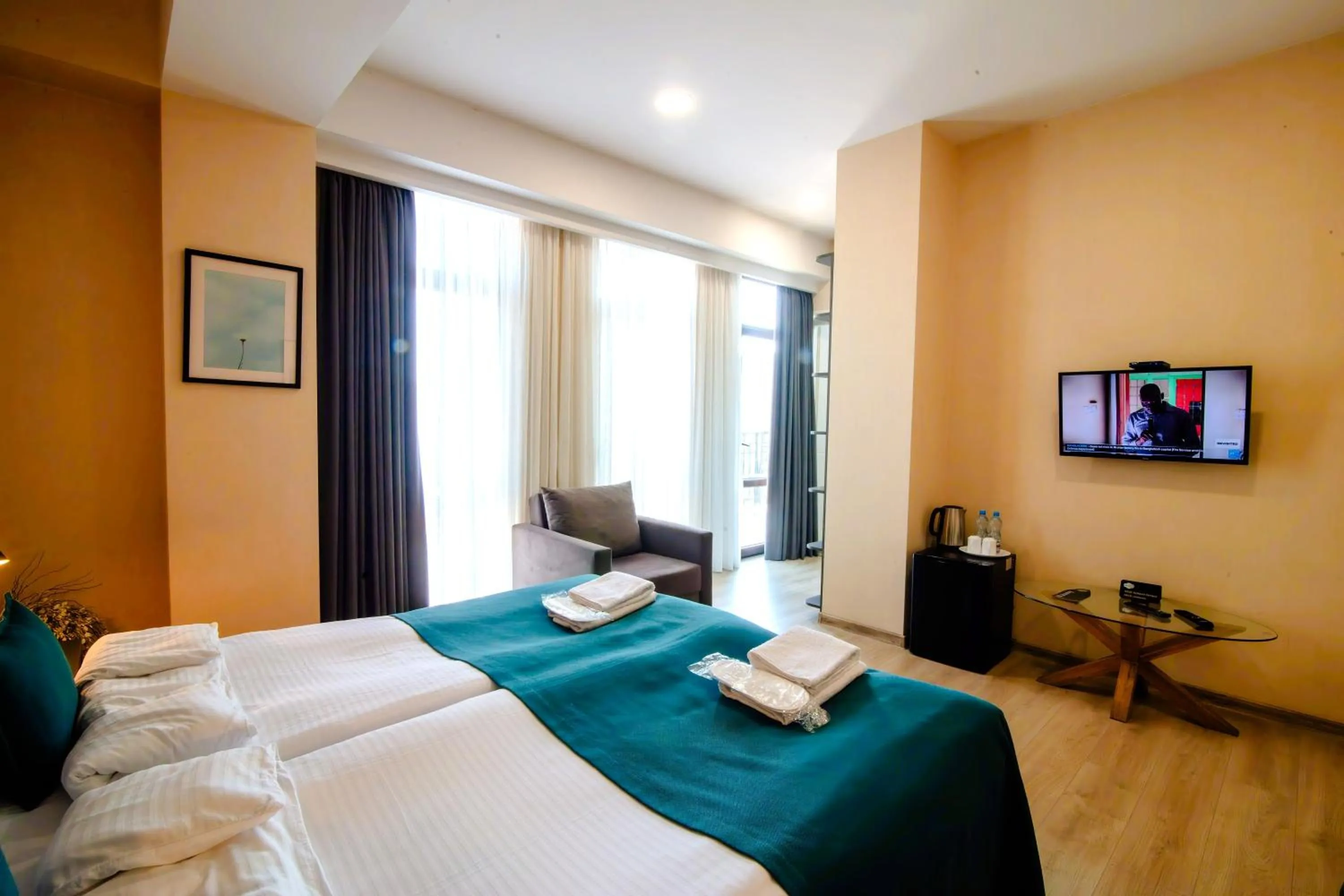 Bed in Hotel Avlabari Terrace