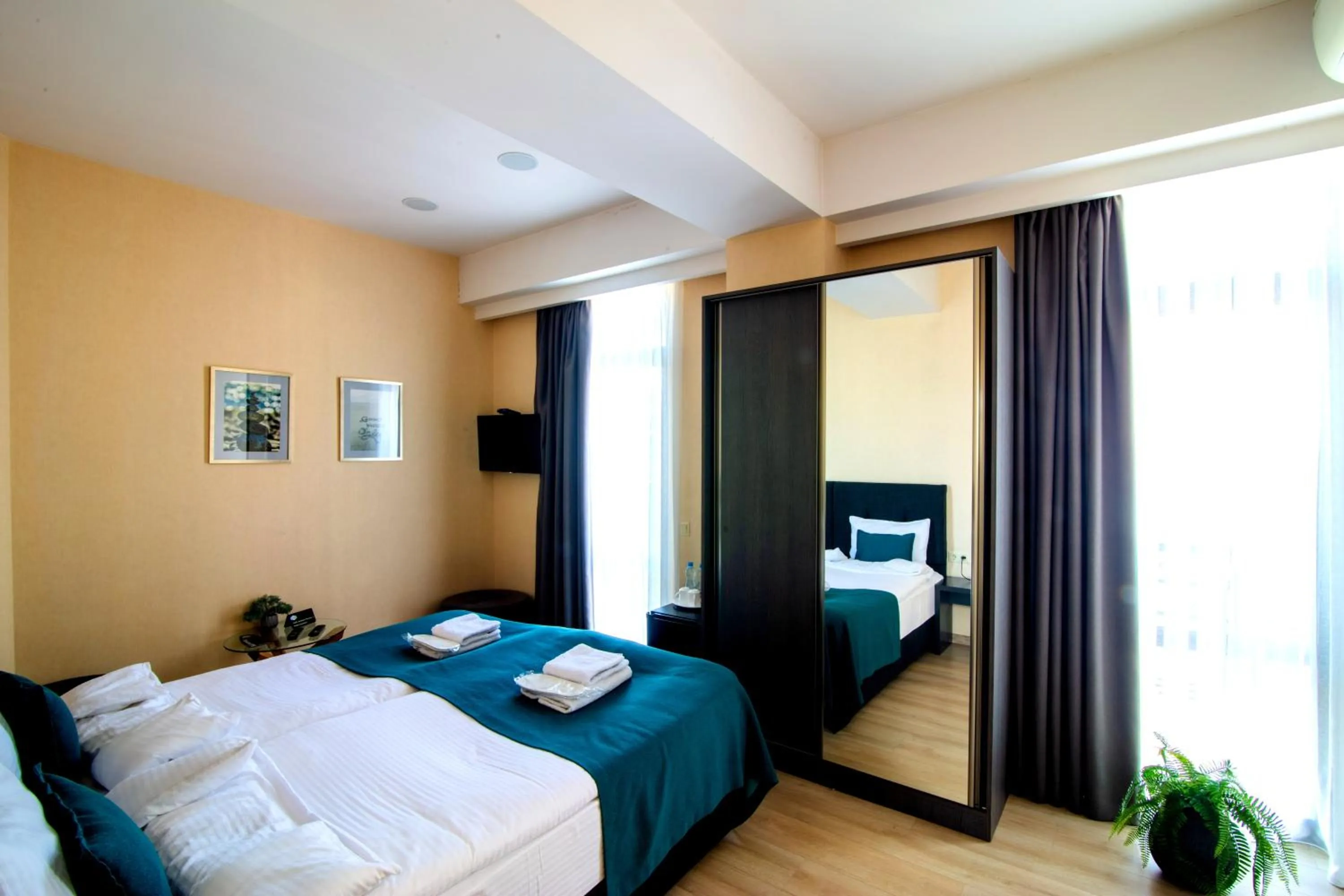 Bed in Hotel Avlabari Terrace