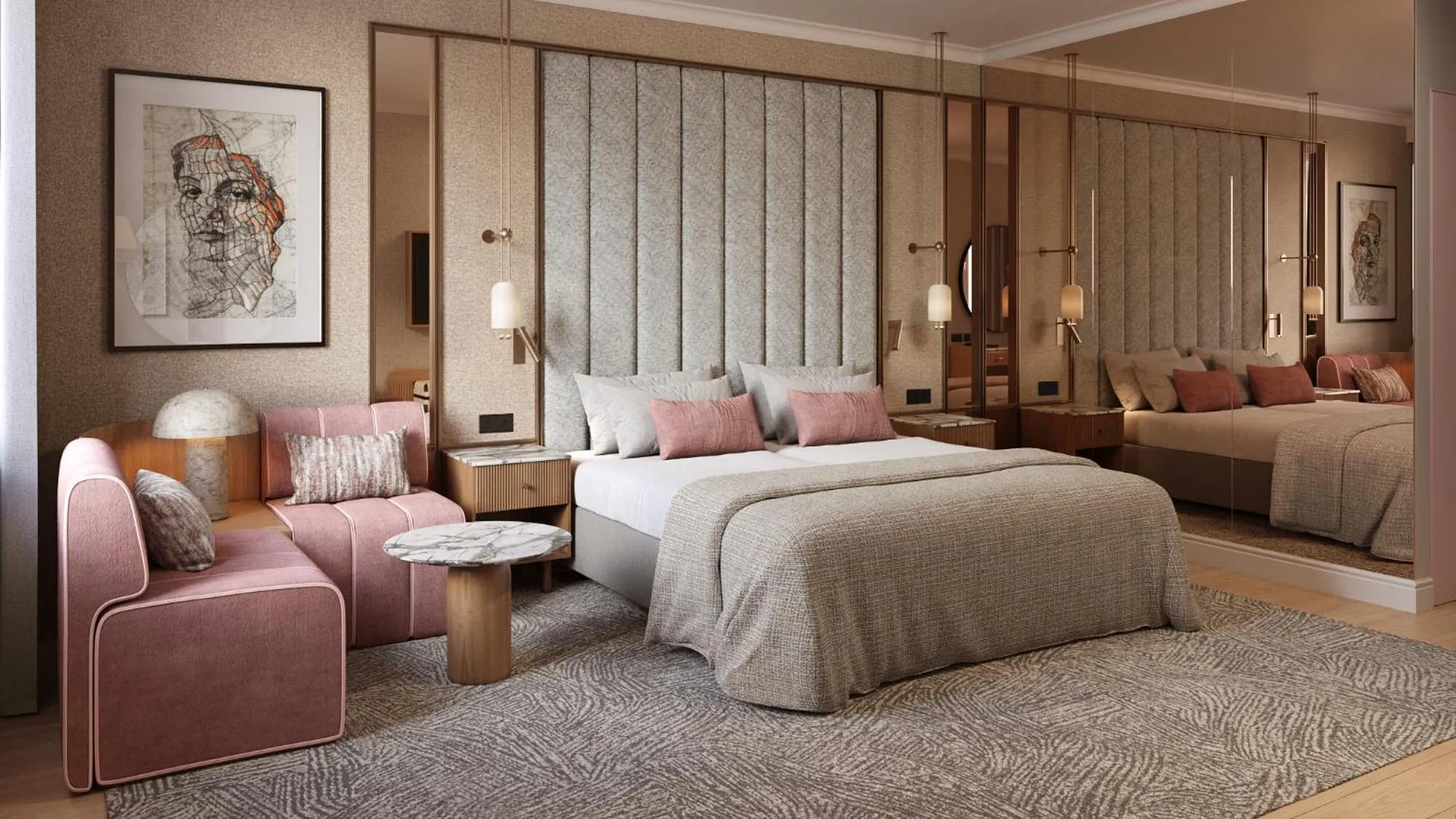 Bed in The Montenotte Hotel