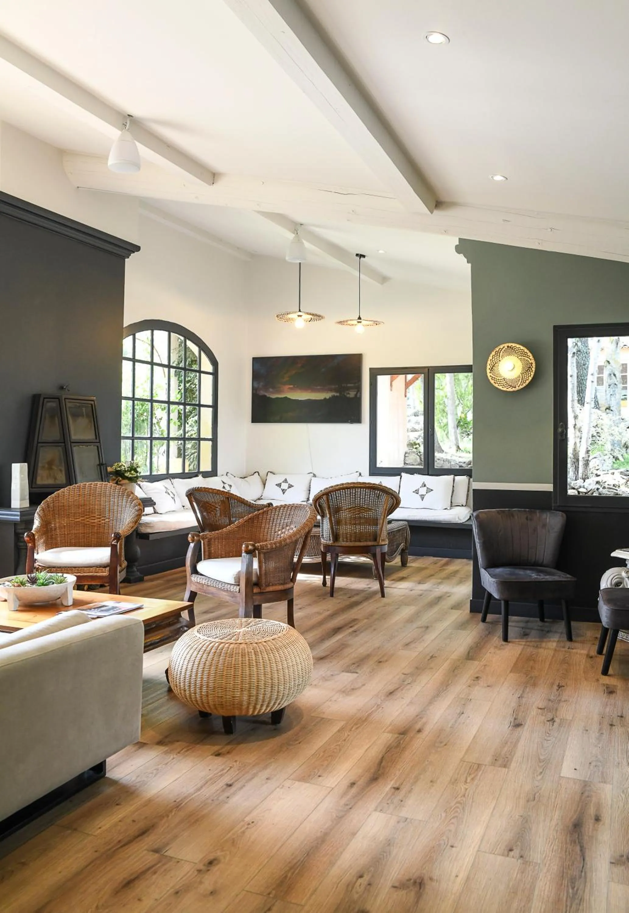 Communal lounge/ TV room in Domaine du Val de Sault