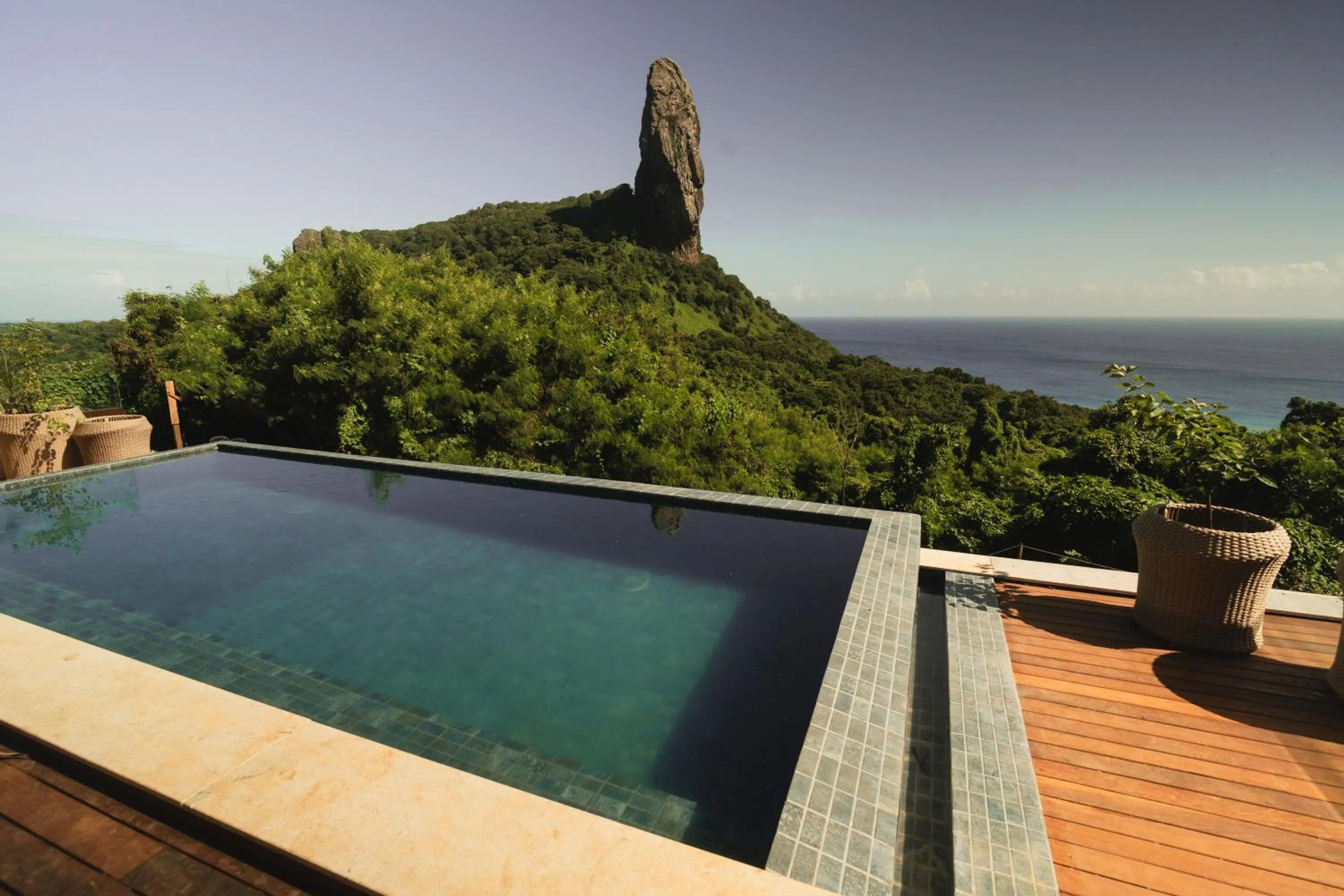 Swimming pool in Pousada Filó