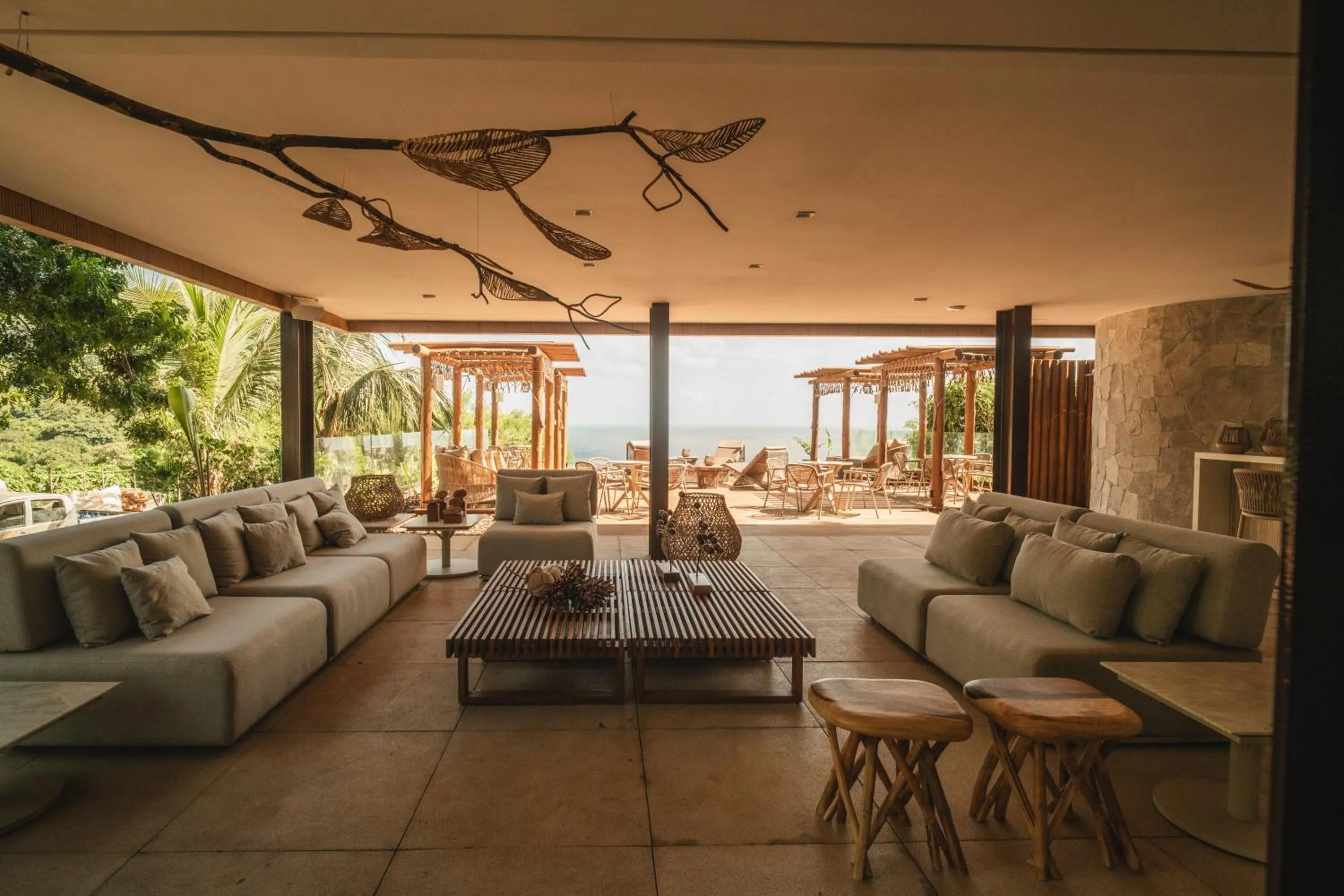 Lobby or reception in Pousada Filó