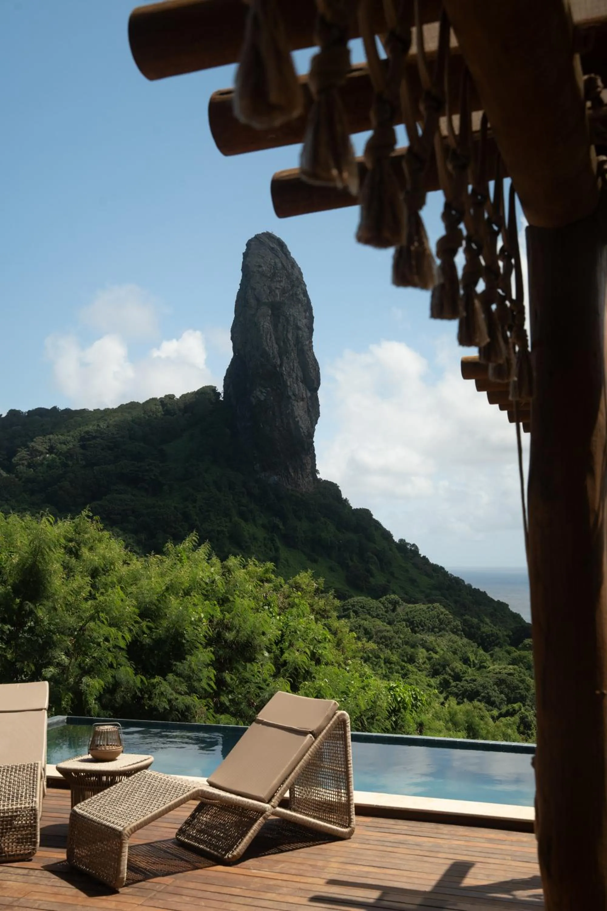 Swimming pool in Pousada Filó