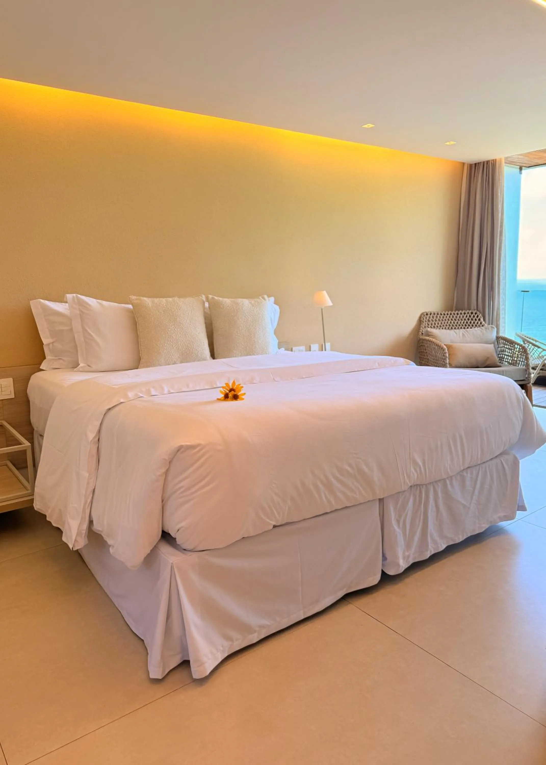Bed in Pousada Filó