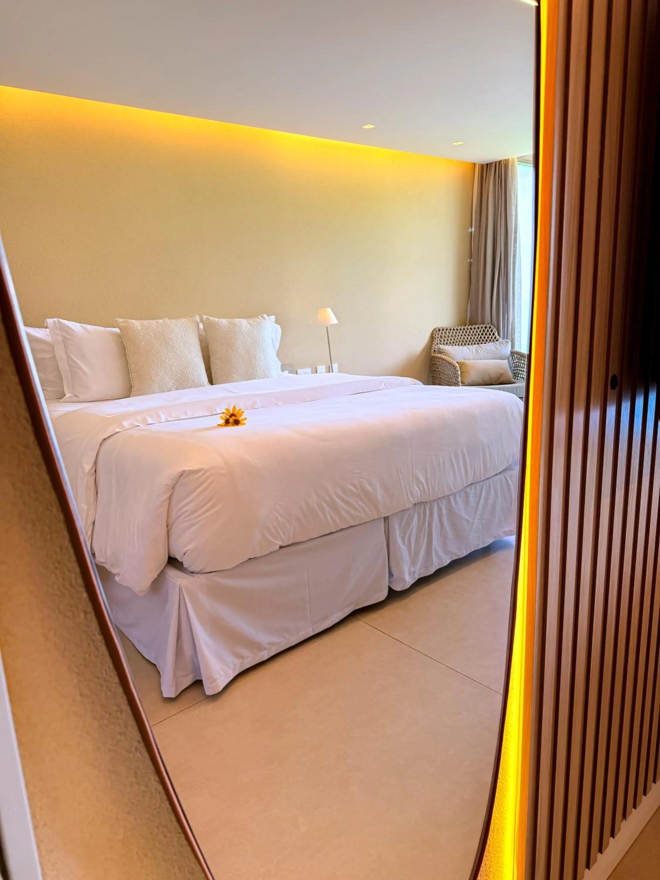 Bed in Pousada Filó