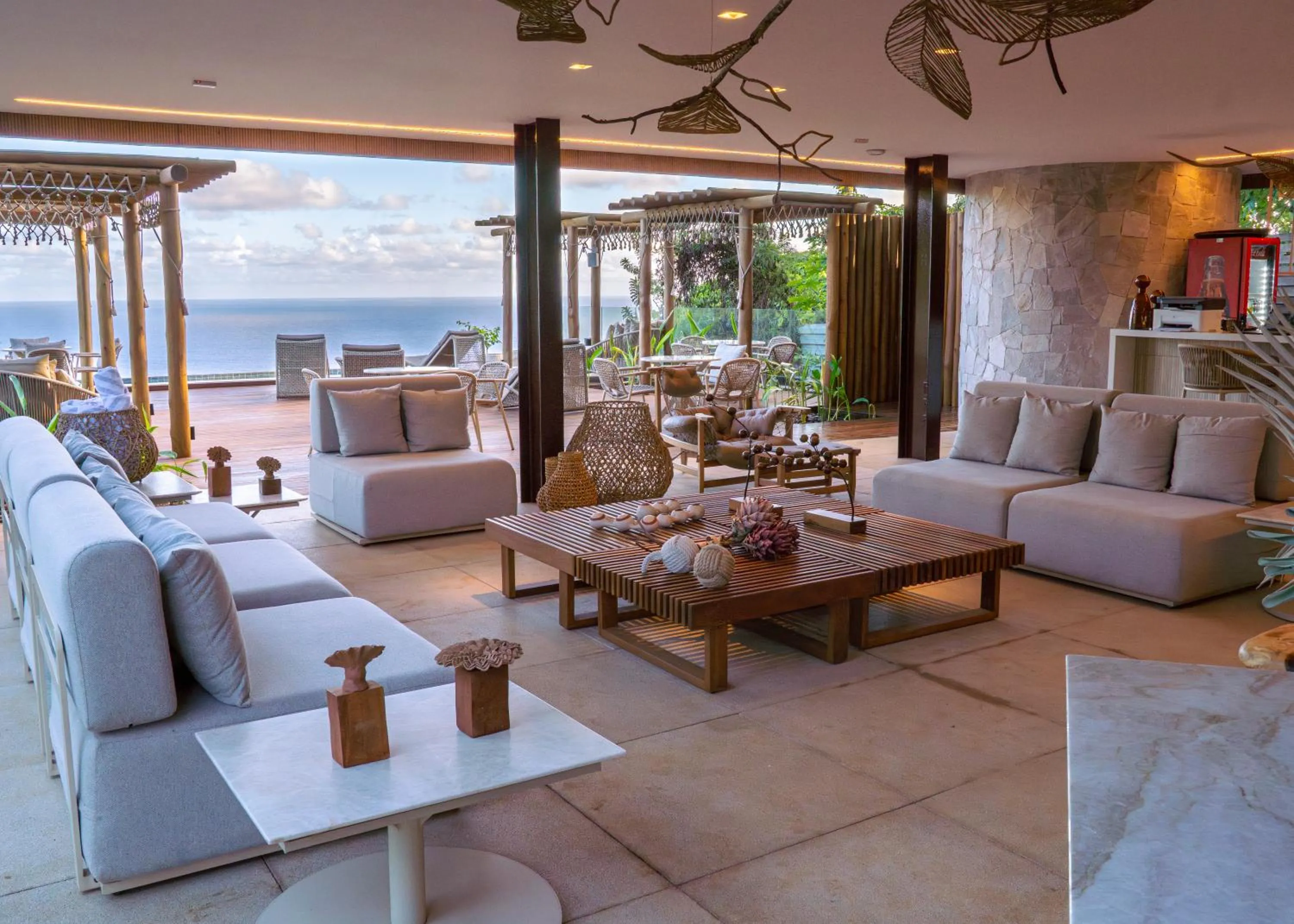 Lobby or reception in Pousada Filó