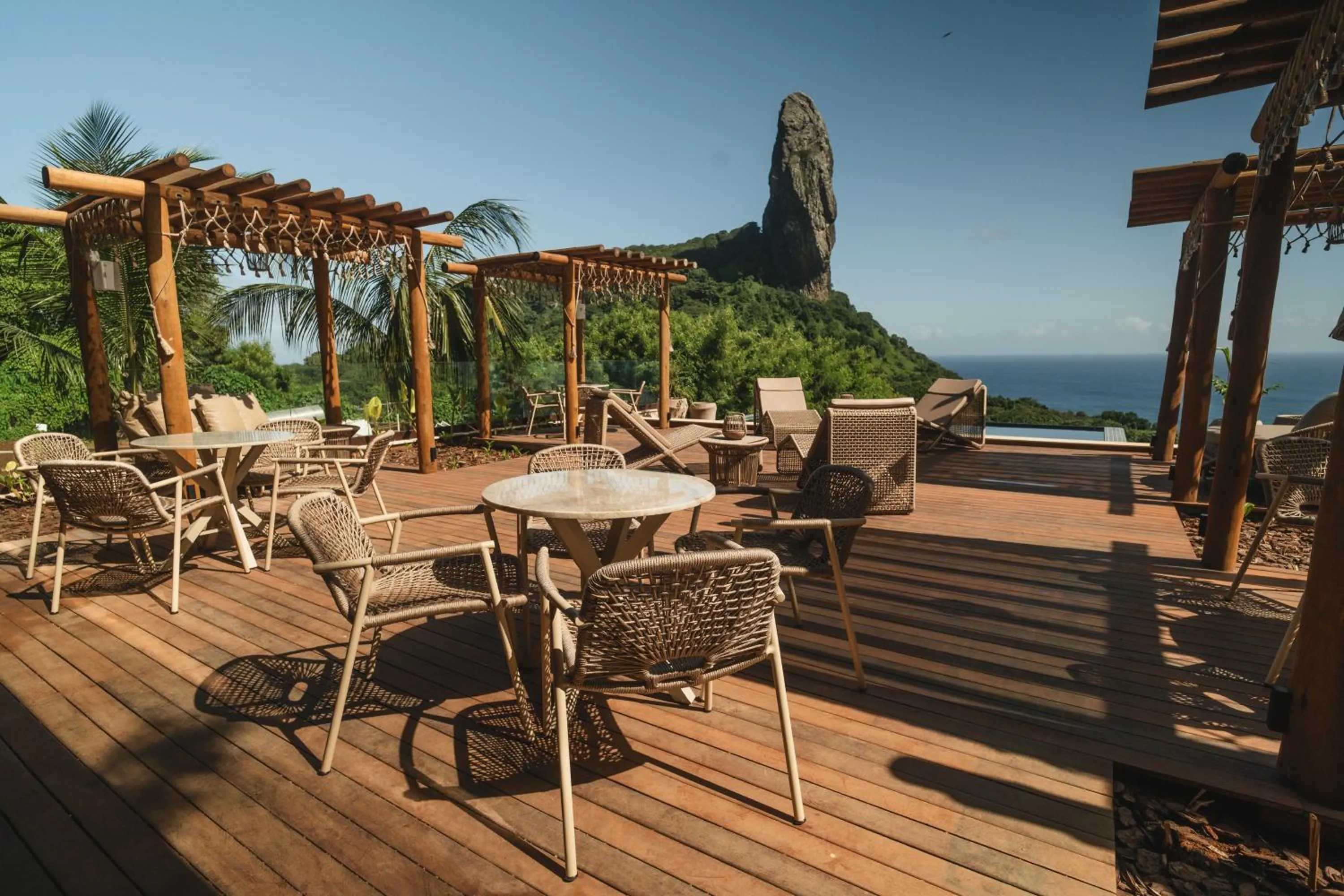 Swimming pool in Pousada Filó