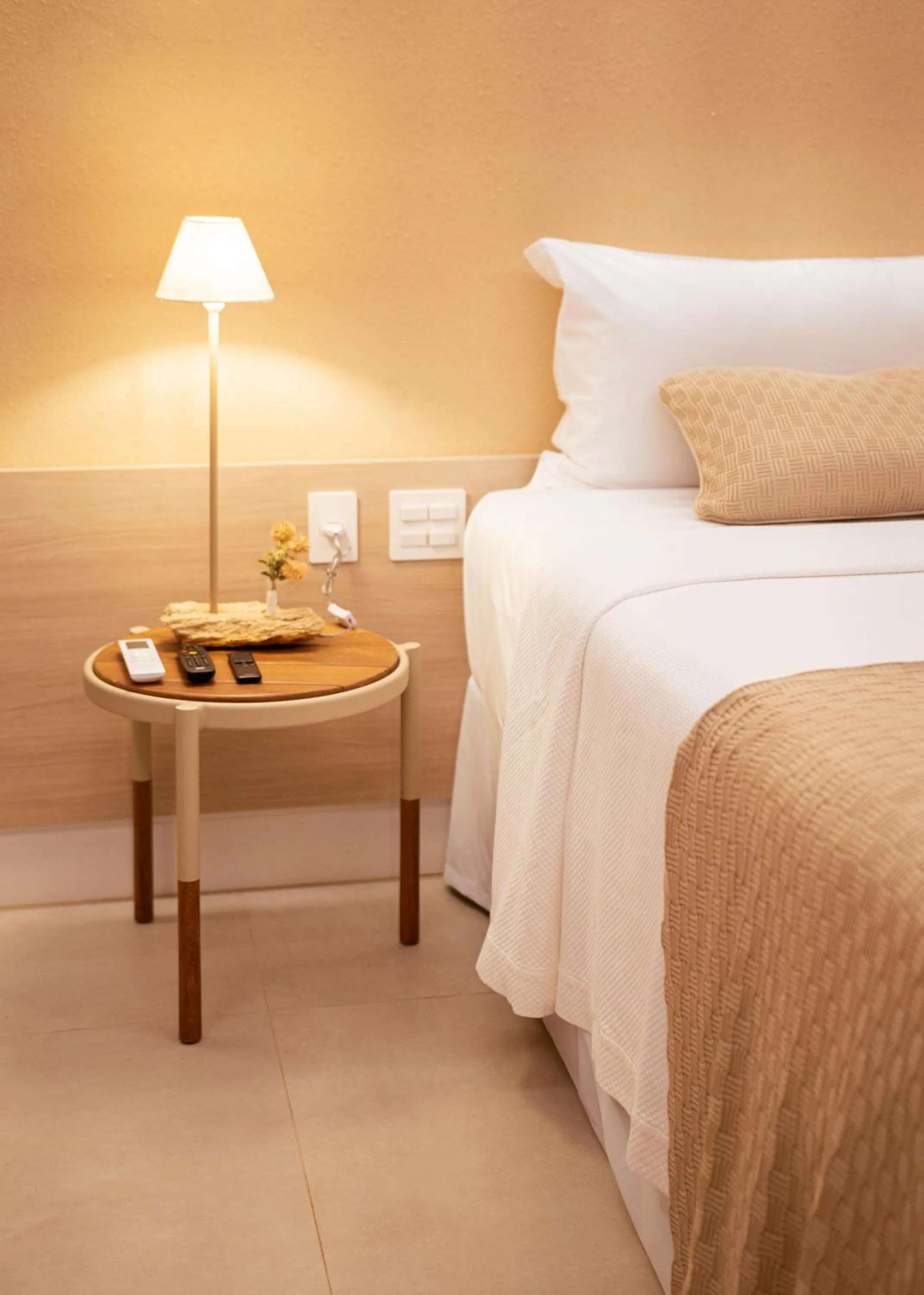 Bed in Pousada Filó
