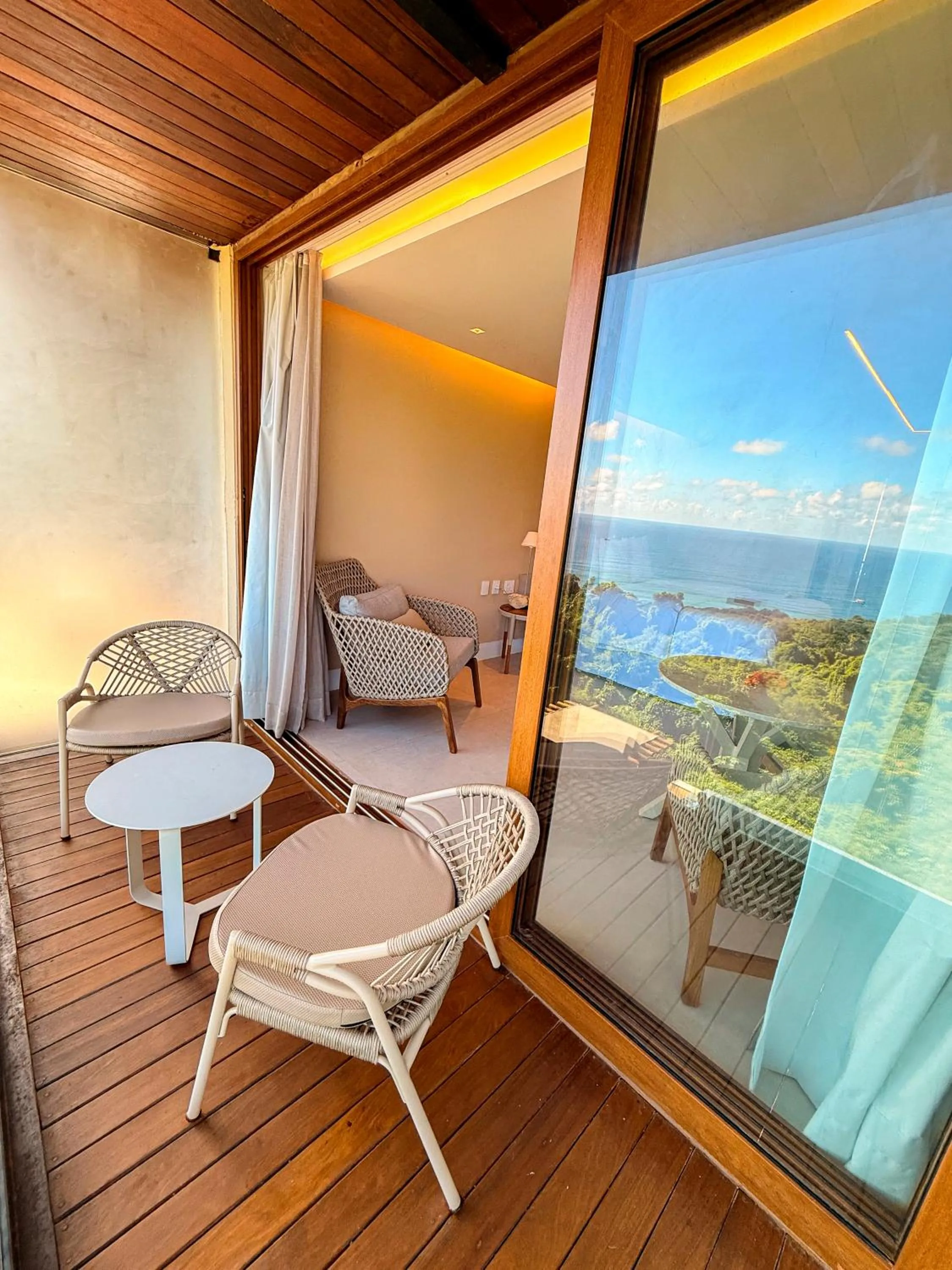 Balcony/Terrace in Pousada Filó