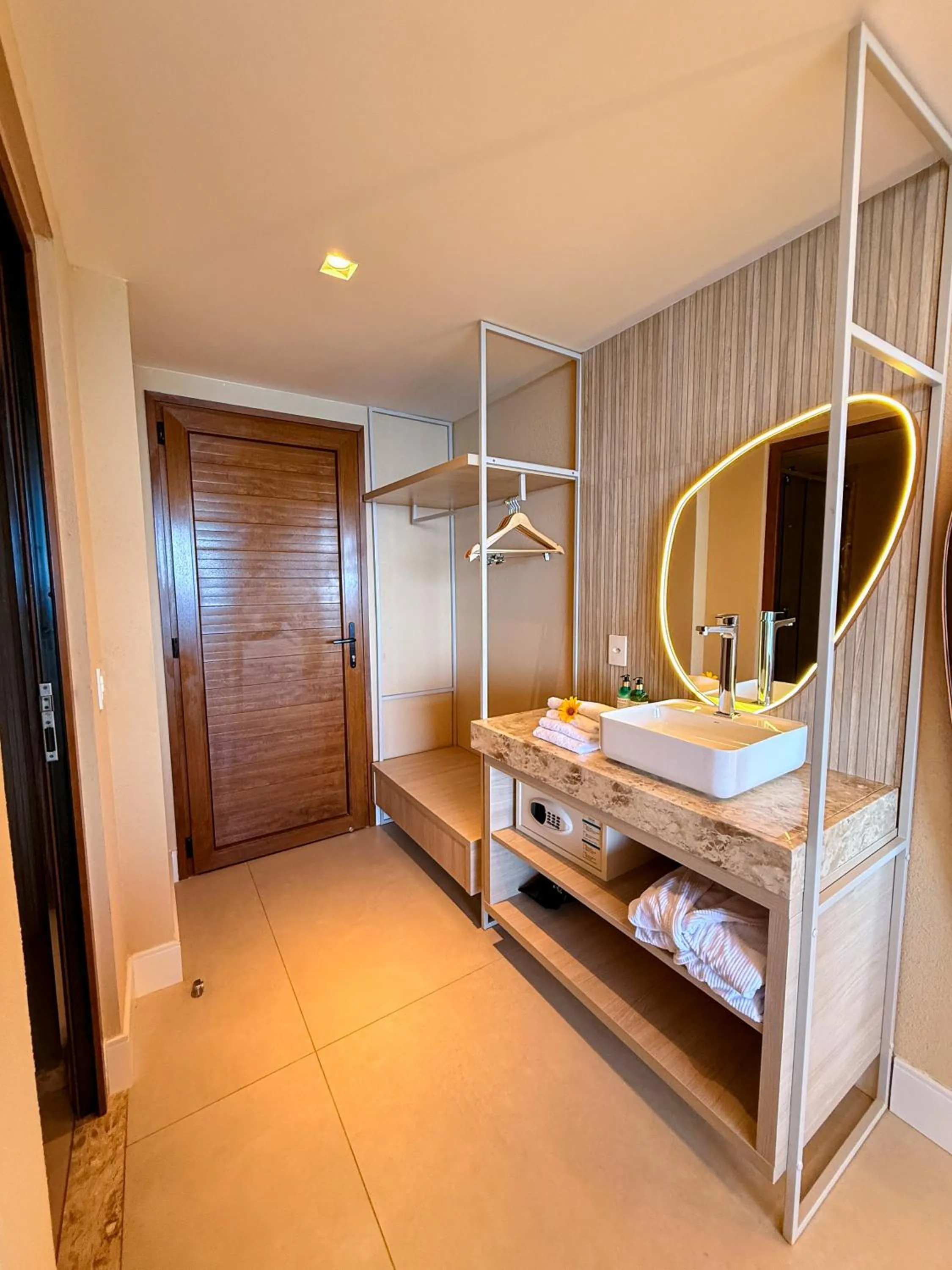 Bathroom, Bed in Pousada Filó