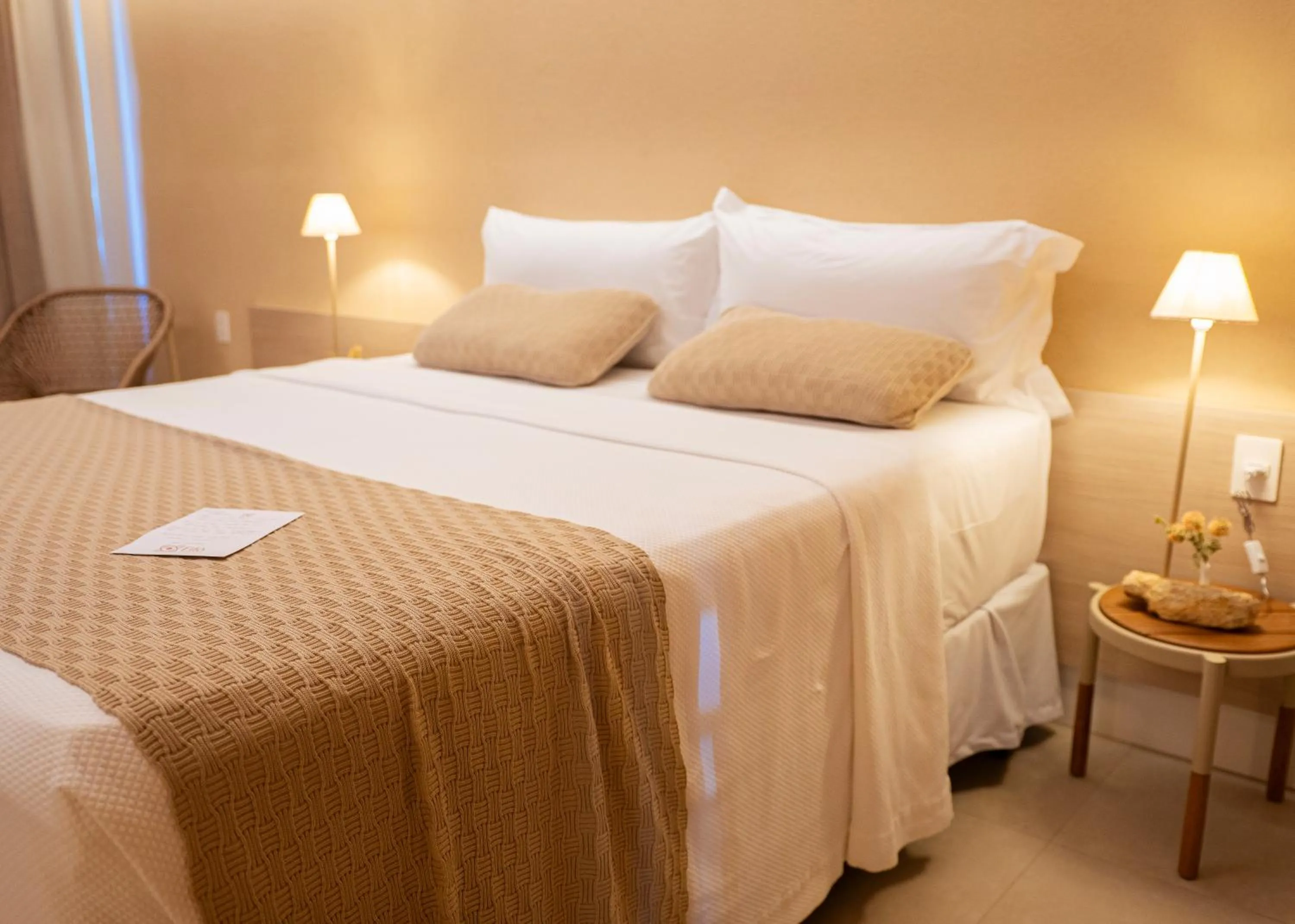Bed in Pousada Filó