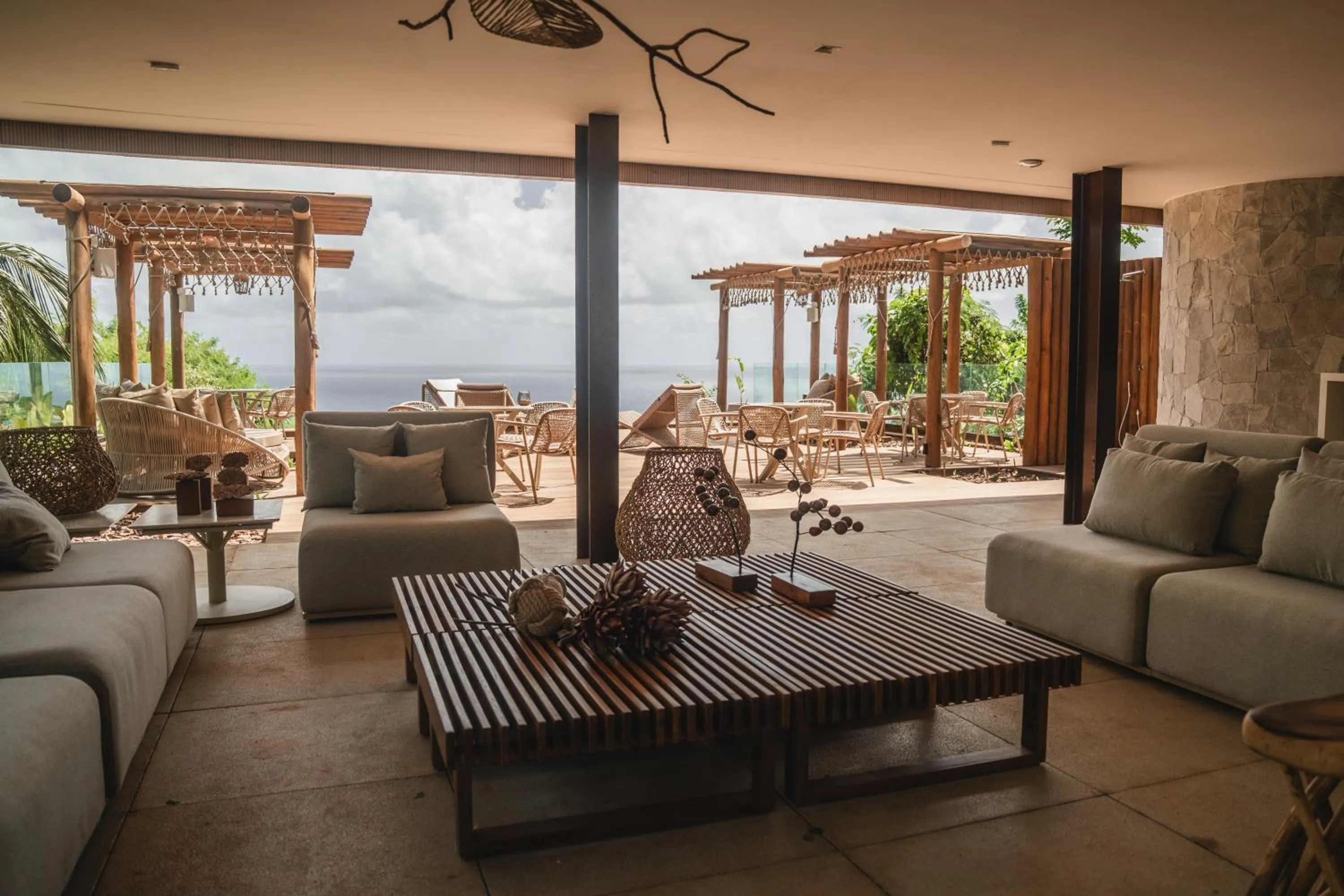 Lobby or reception in Pousada Filó