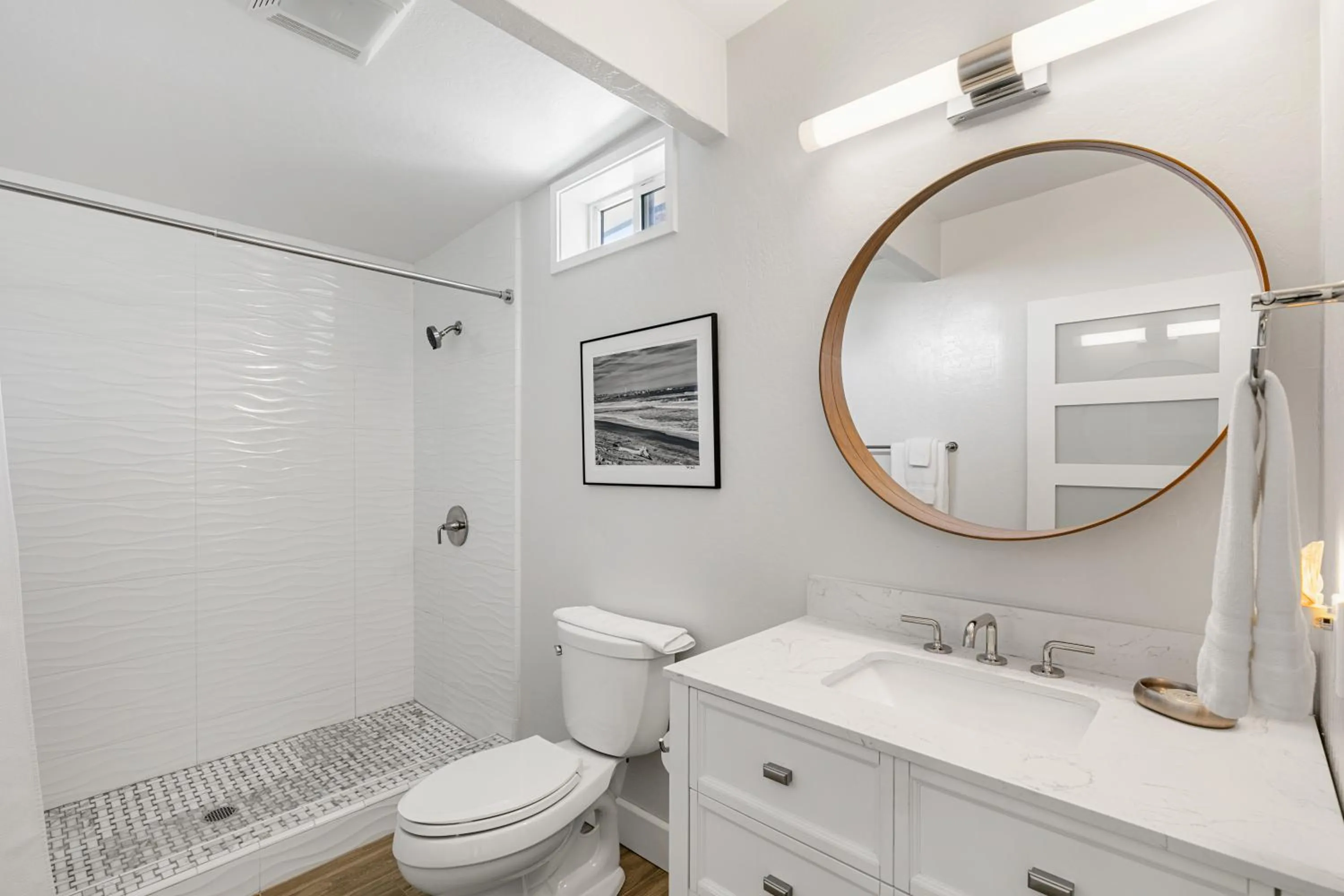 Shower in Point Arena Lighthouse